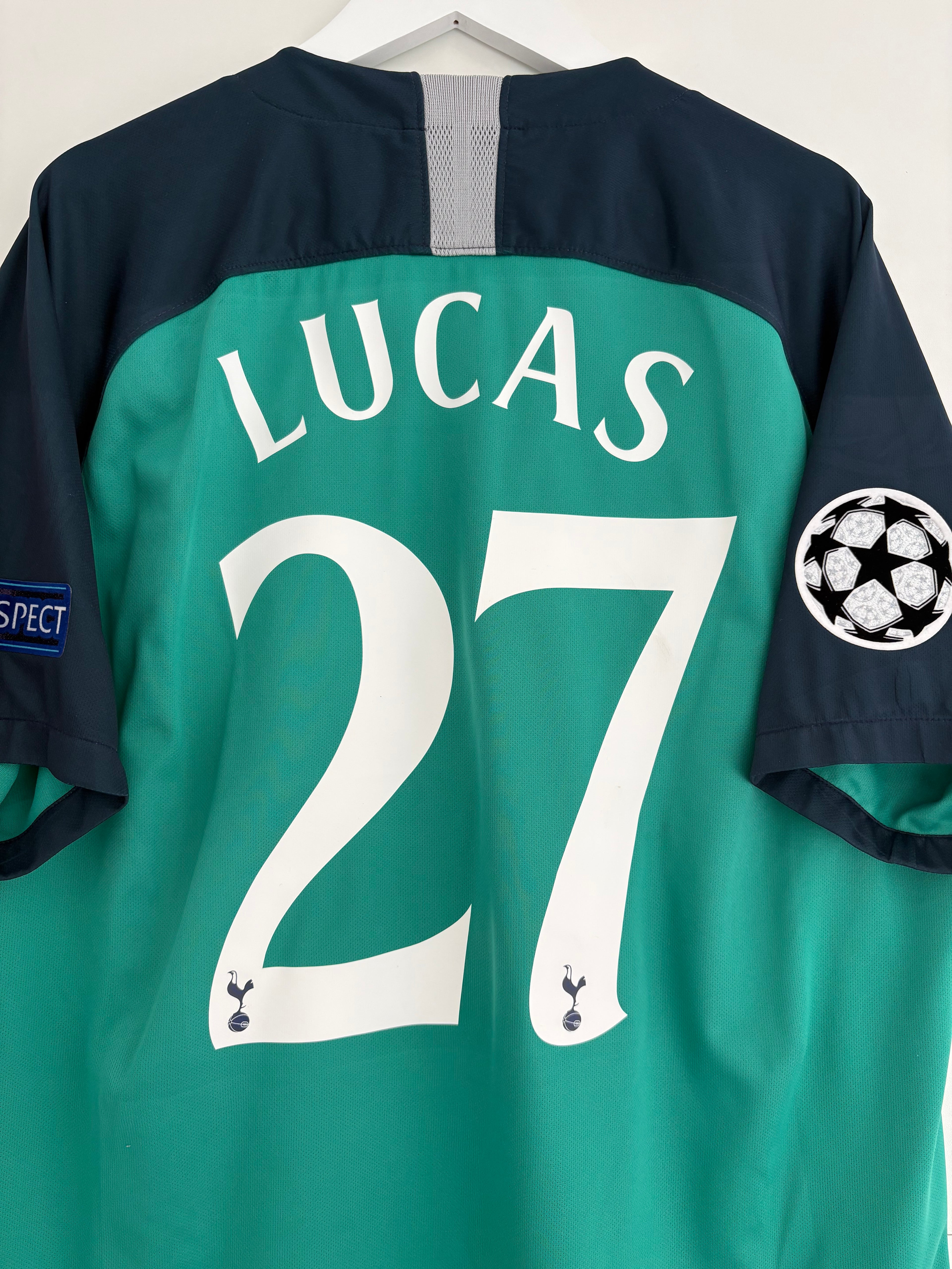 Tottenham 2018/19 Third Shirt - Lucas 27 - XL