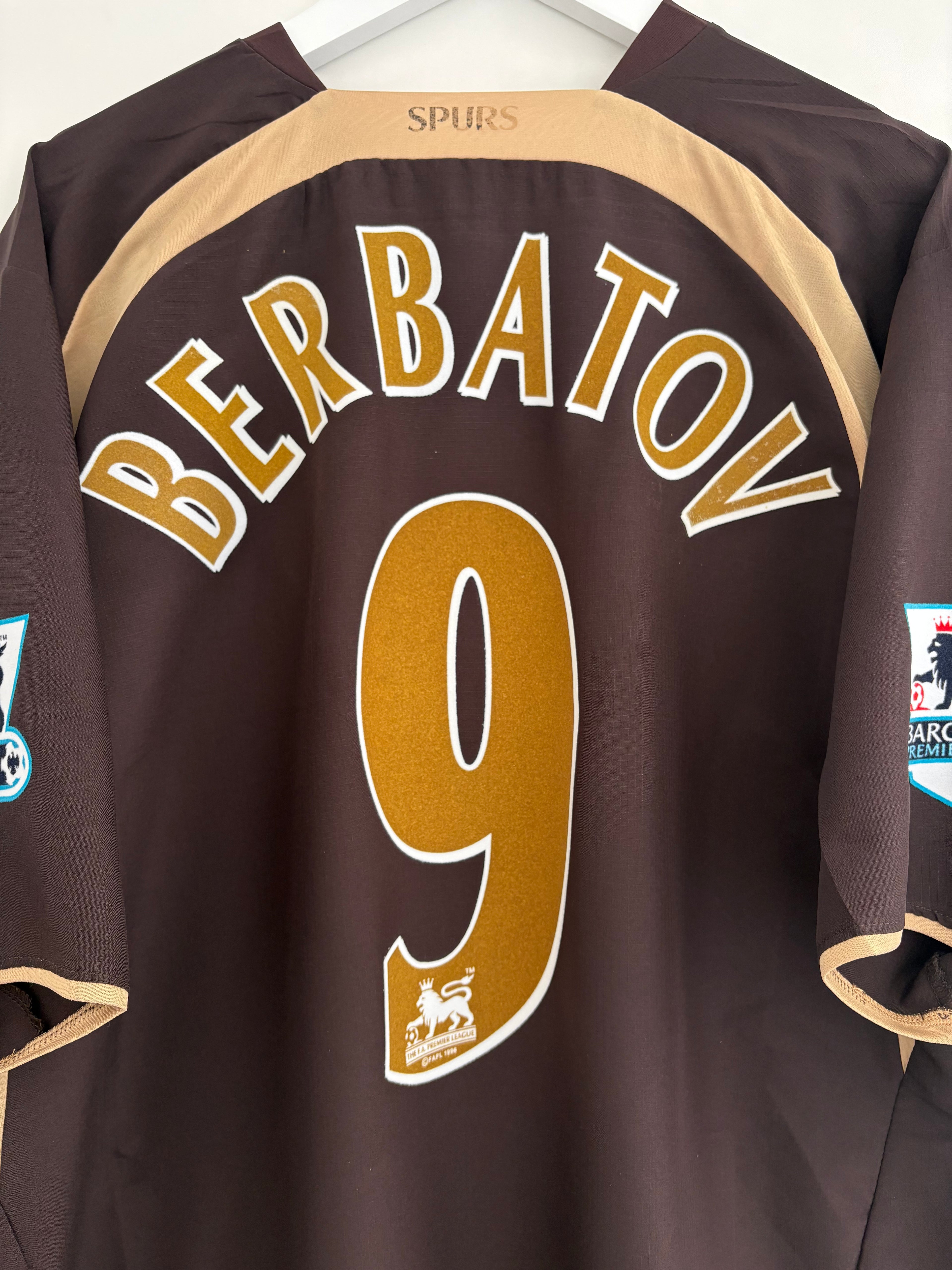 Tottenham 2006/07 Away Shirt - Berbatov 9 - XL