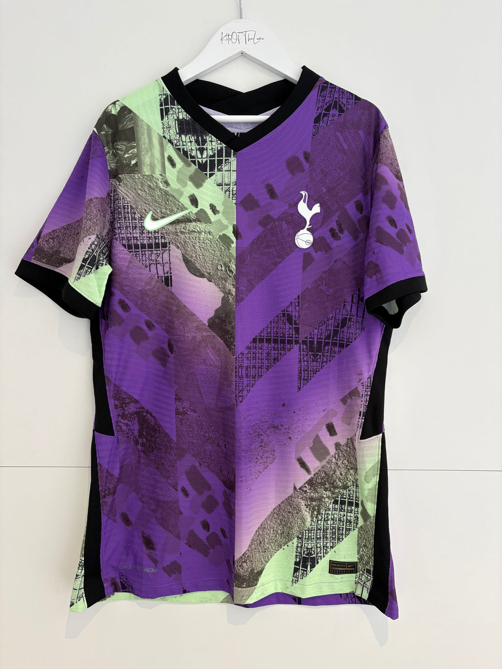 Tottenham 2021/22 Third Shirt - Player Issue Sponsorless - Large
