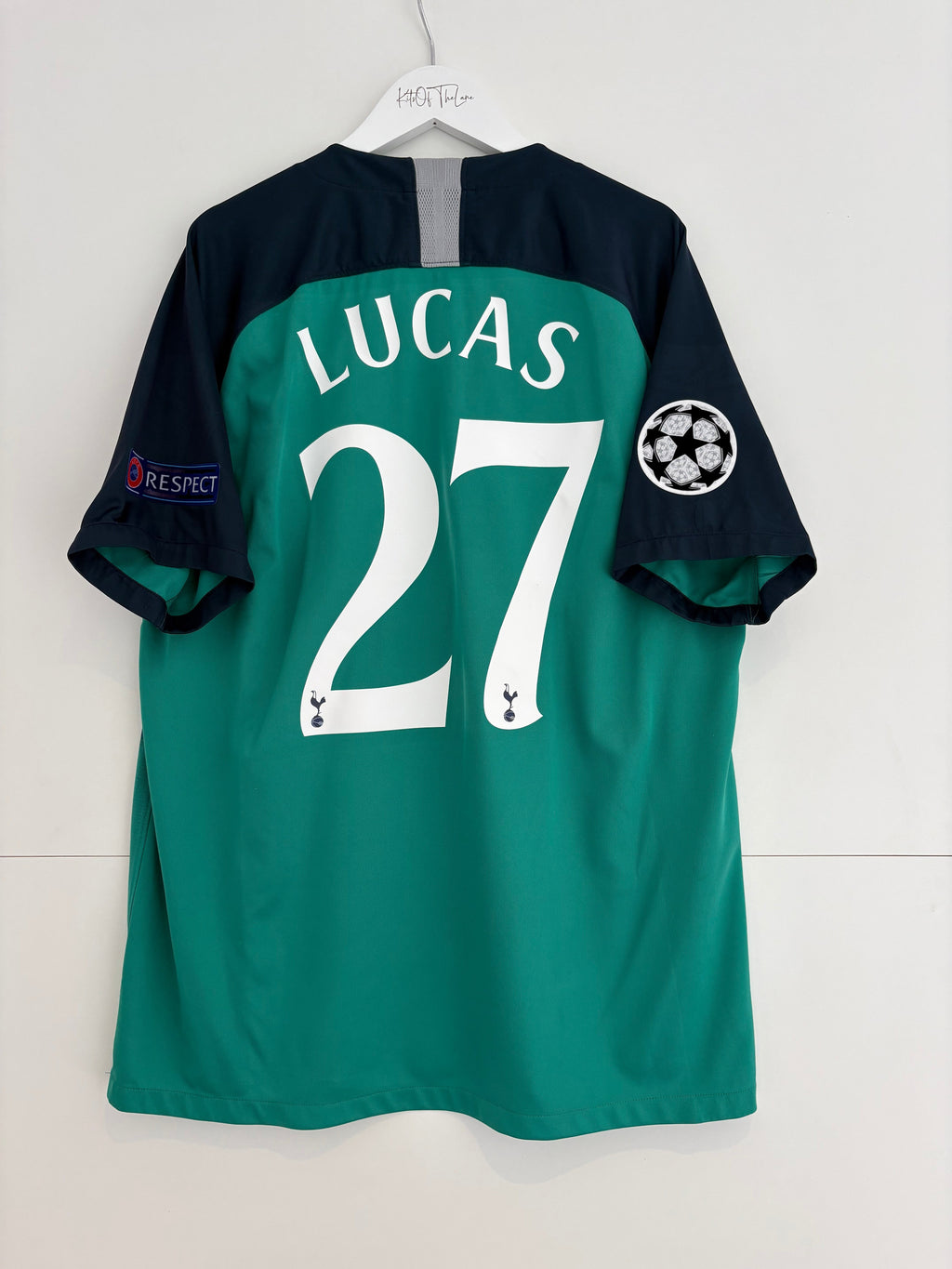 Tottenham 2018/19 Third Shirt - Lucas 27 - XL