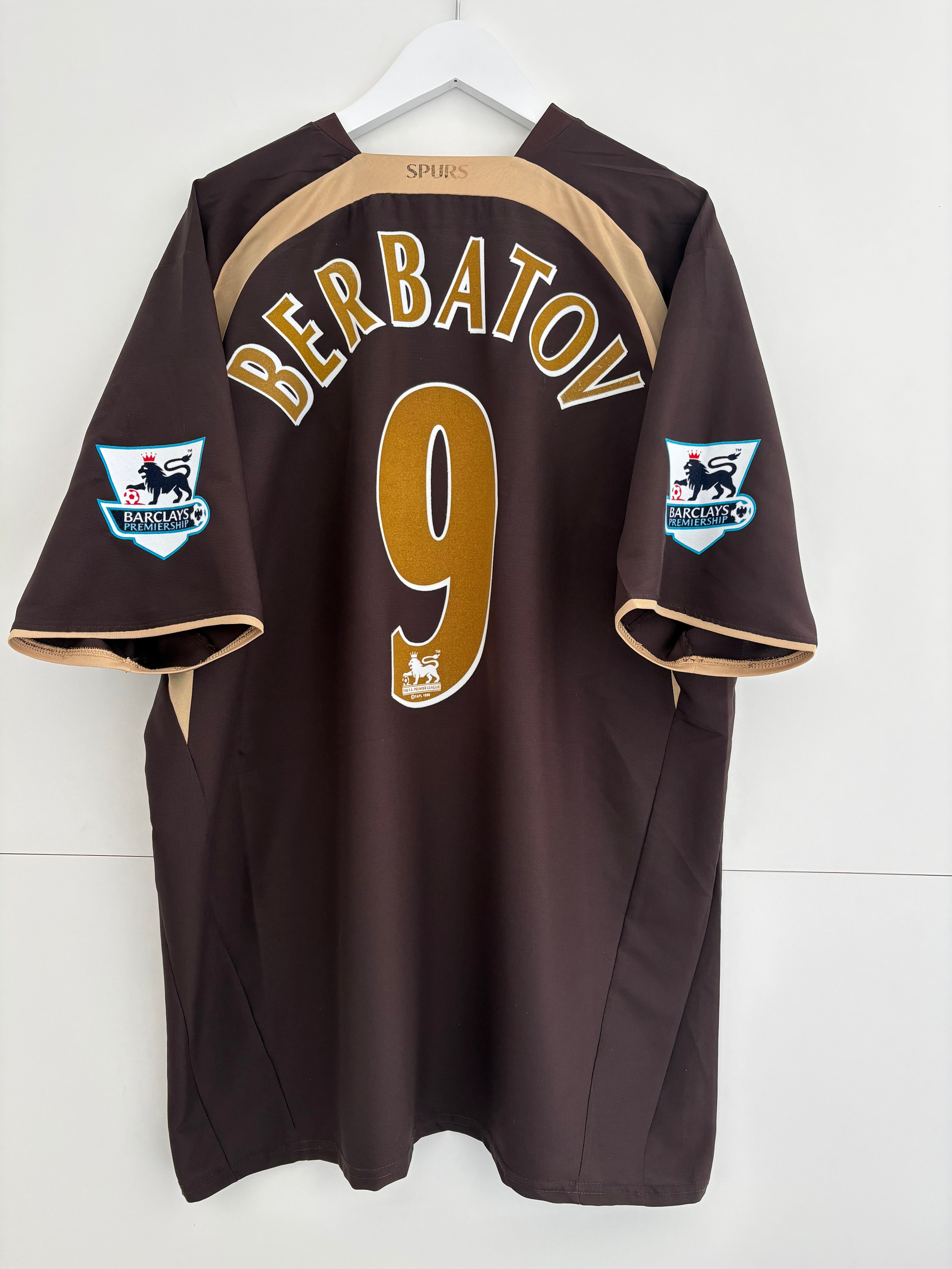 Tottenham 2006/07 Away Shirt - Berbatov 9 - XL