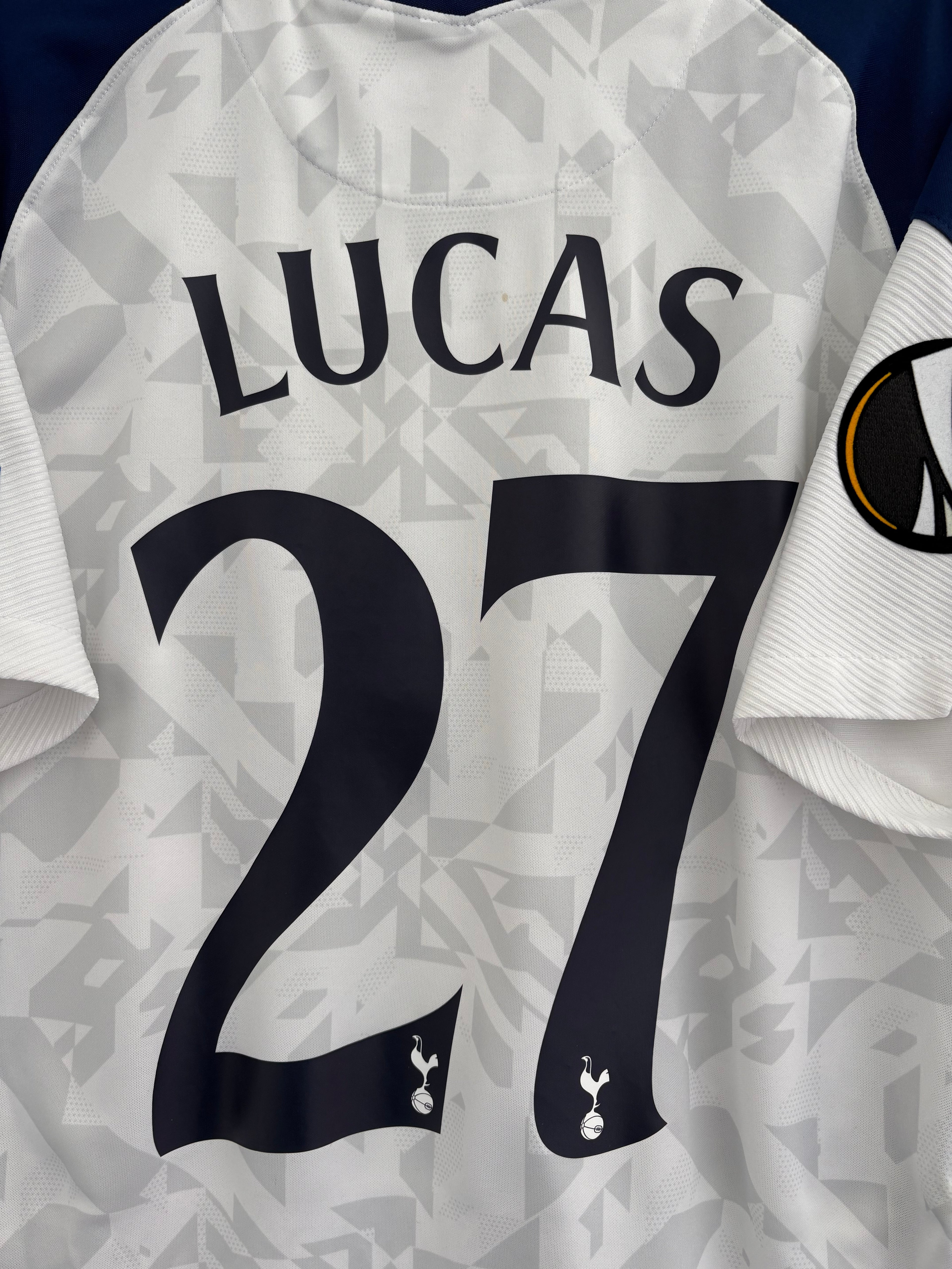 Tottenham 2020/21 Home Shirt - Lucas 27 - Large