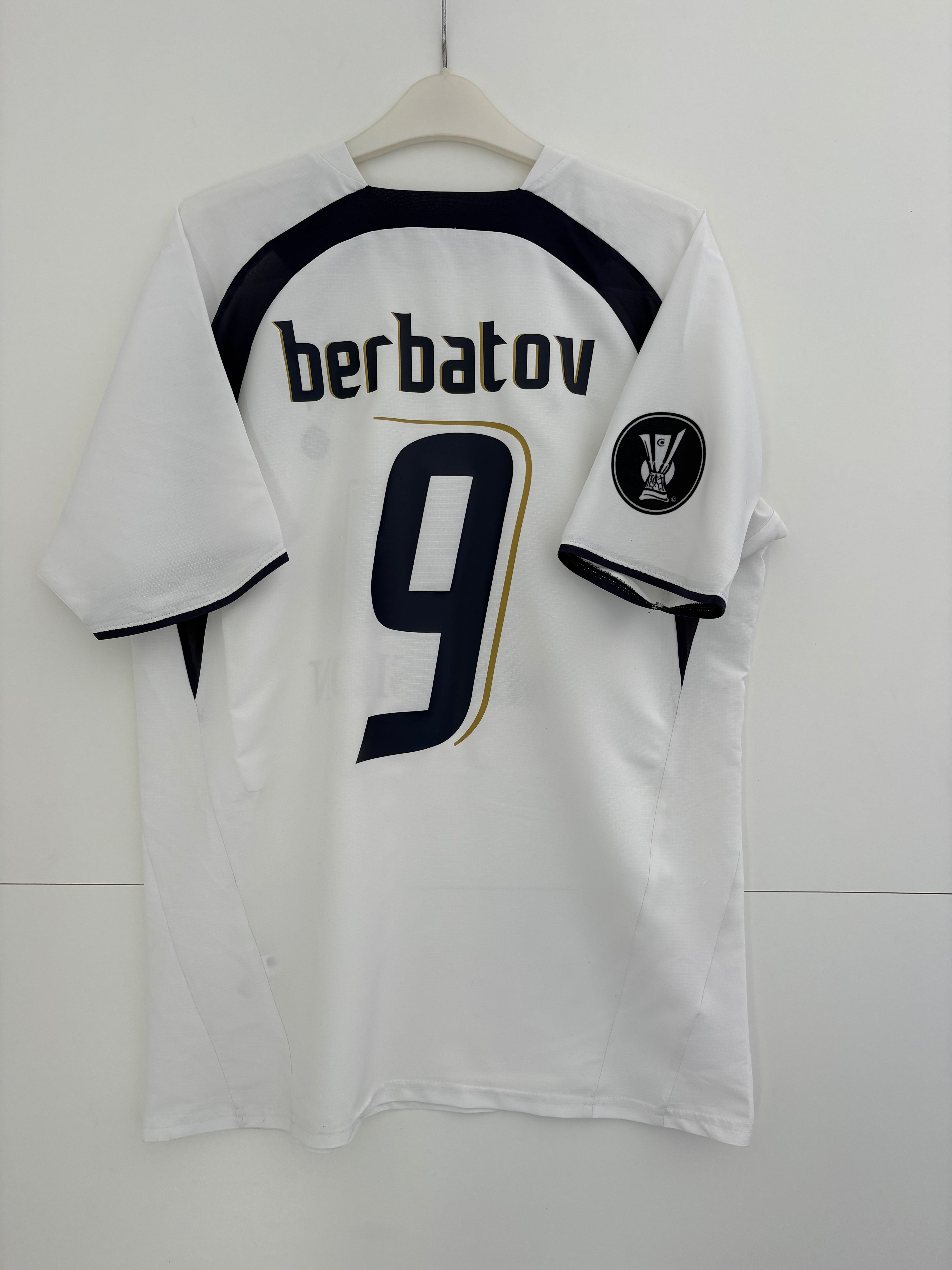 Tottenham 2006/07 Home Shirt - Berbatov 9 - Medium