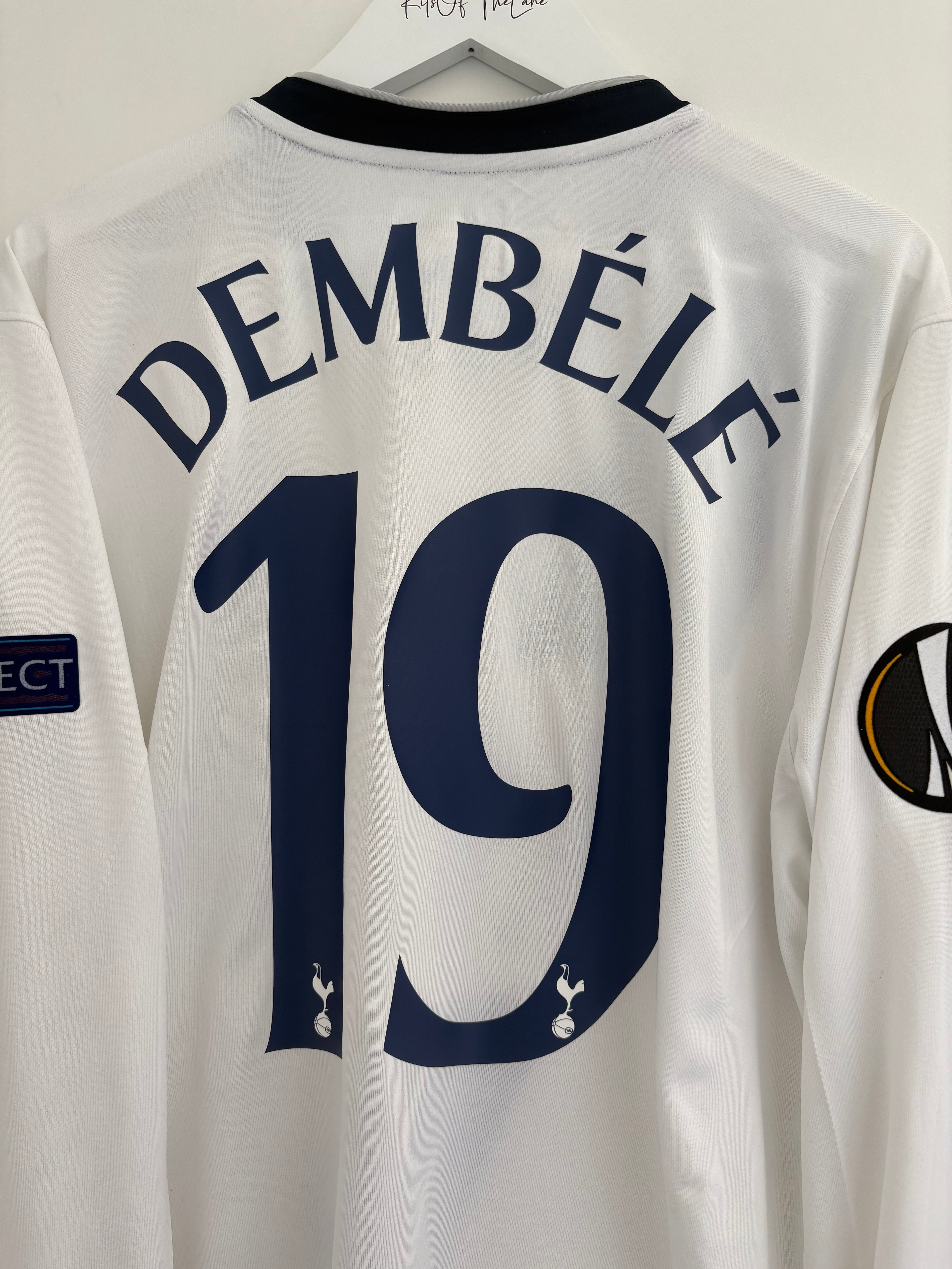 Tottenham 2015/16 Home Shirt - Dembélé 19 - Large
