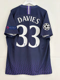 Tottenham 2019/20 Third Shirt - Davies 33 - Large