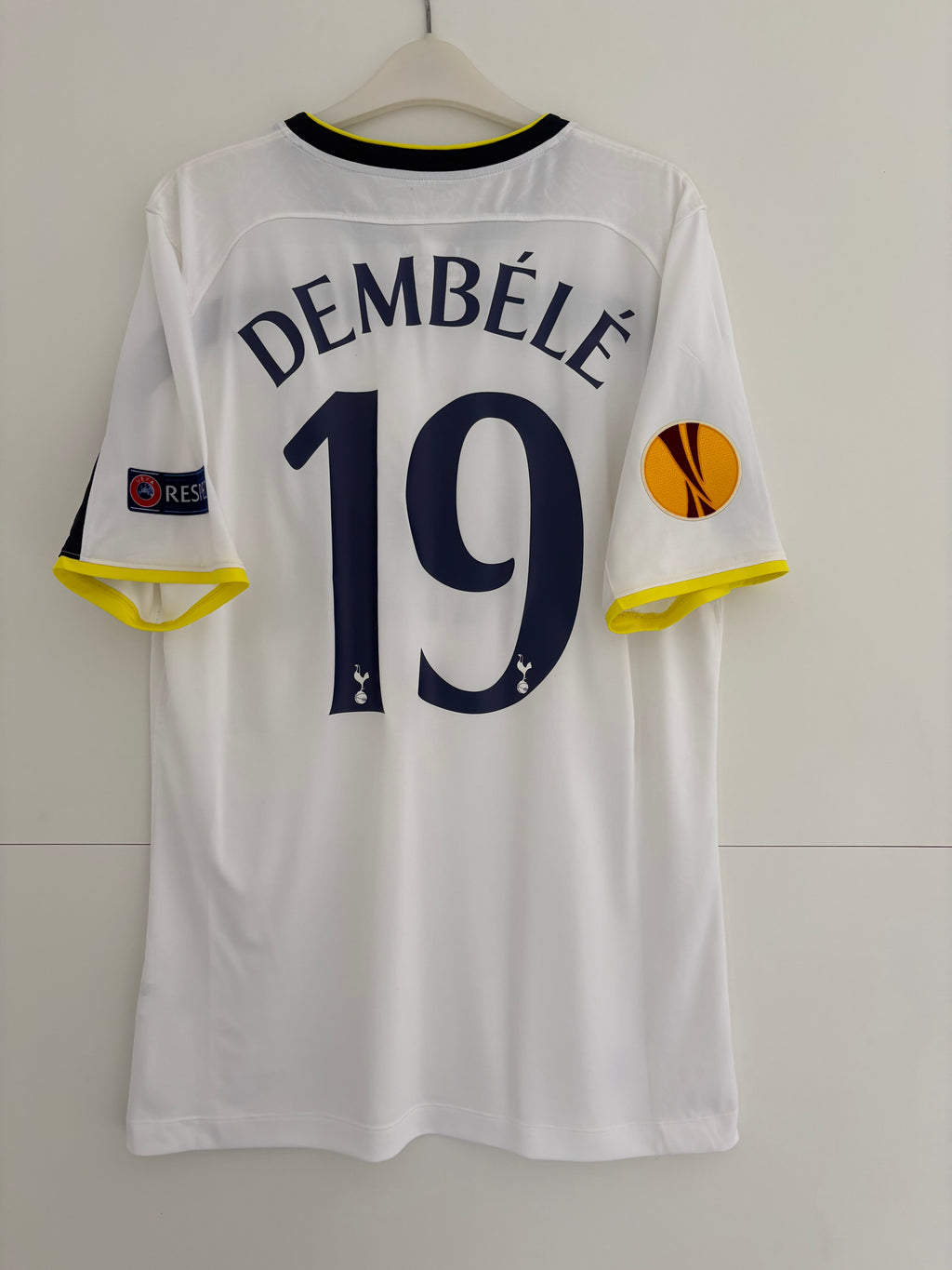 Tottenham 2014/15 Home Shirt - Dembélé 19 - Large