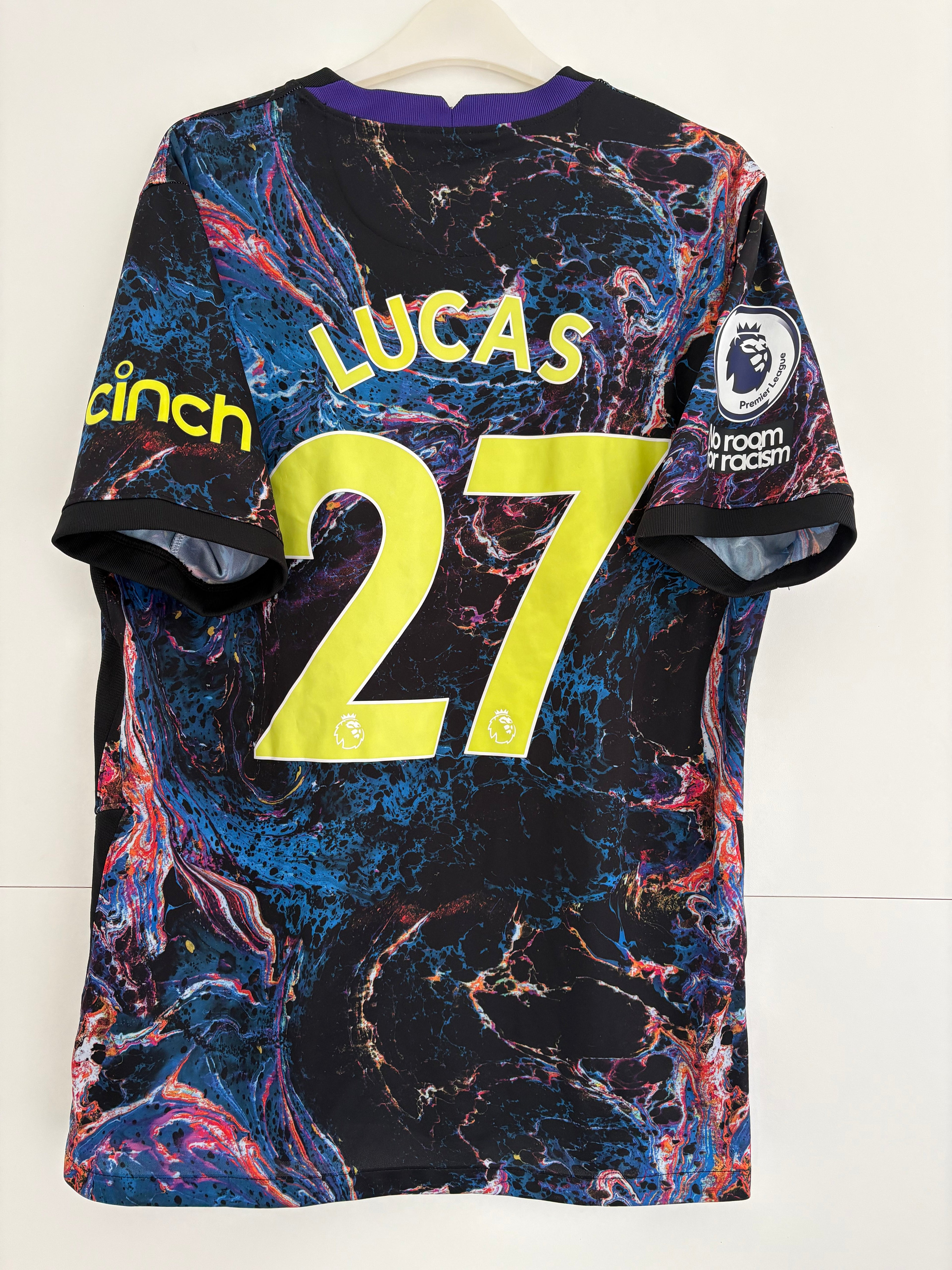Tottenham 2021/22 Away Shirt - Lucas 27 - Large
