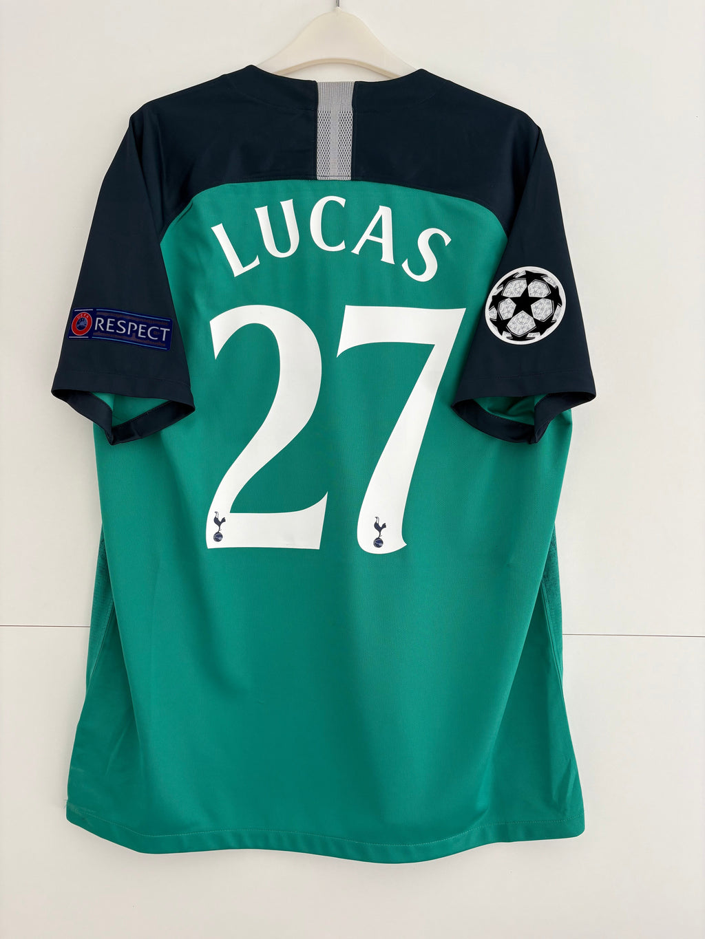 Tottenham 2018/19 Third Shirt - Lucas 27 - Large