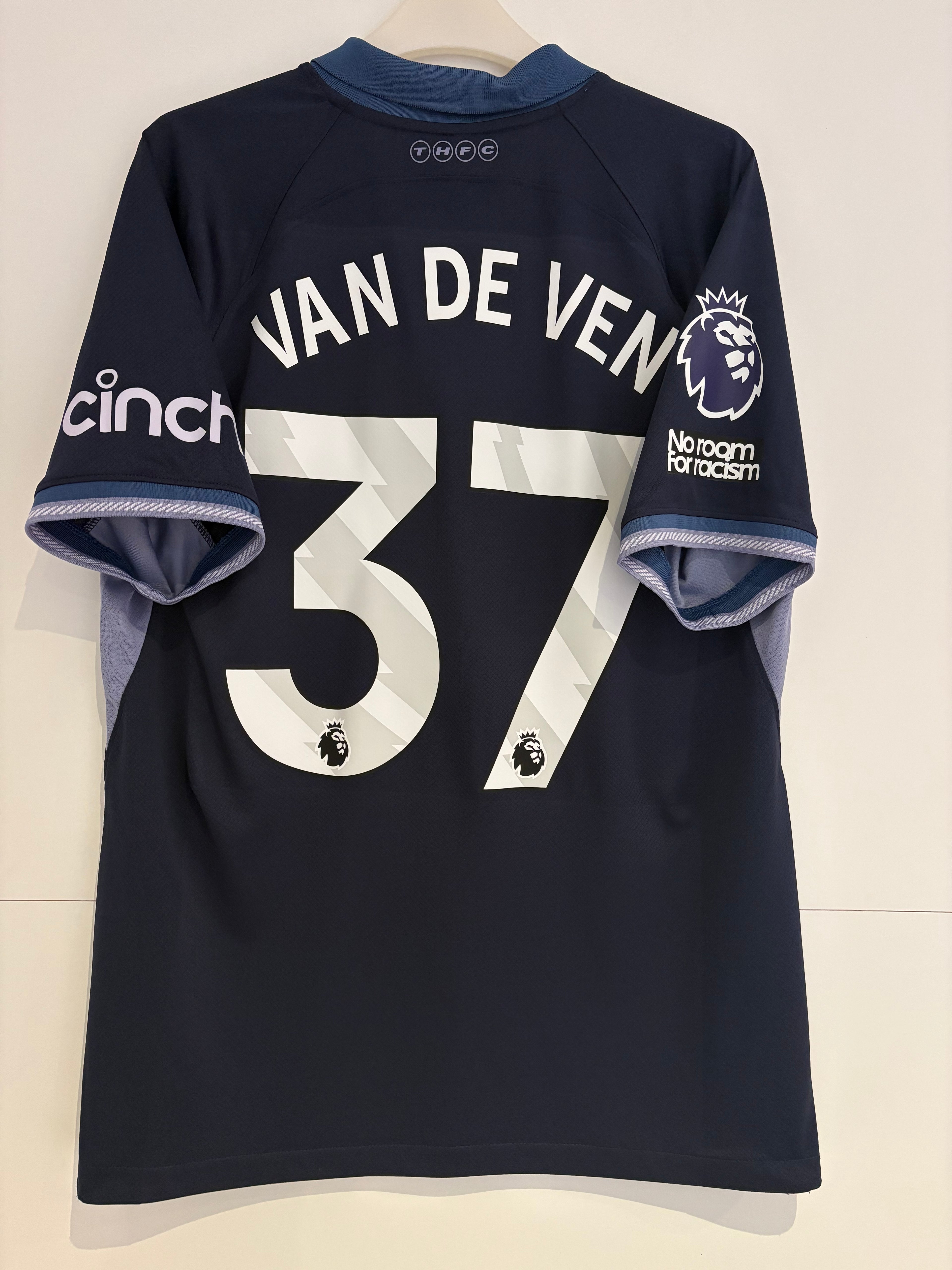 Tottenham 2023/24 Away Shirt - Van de Ven 37 - Medium