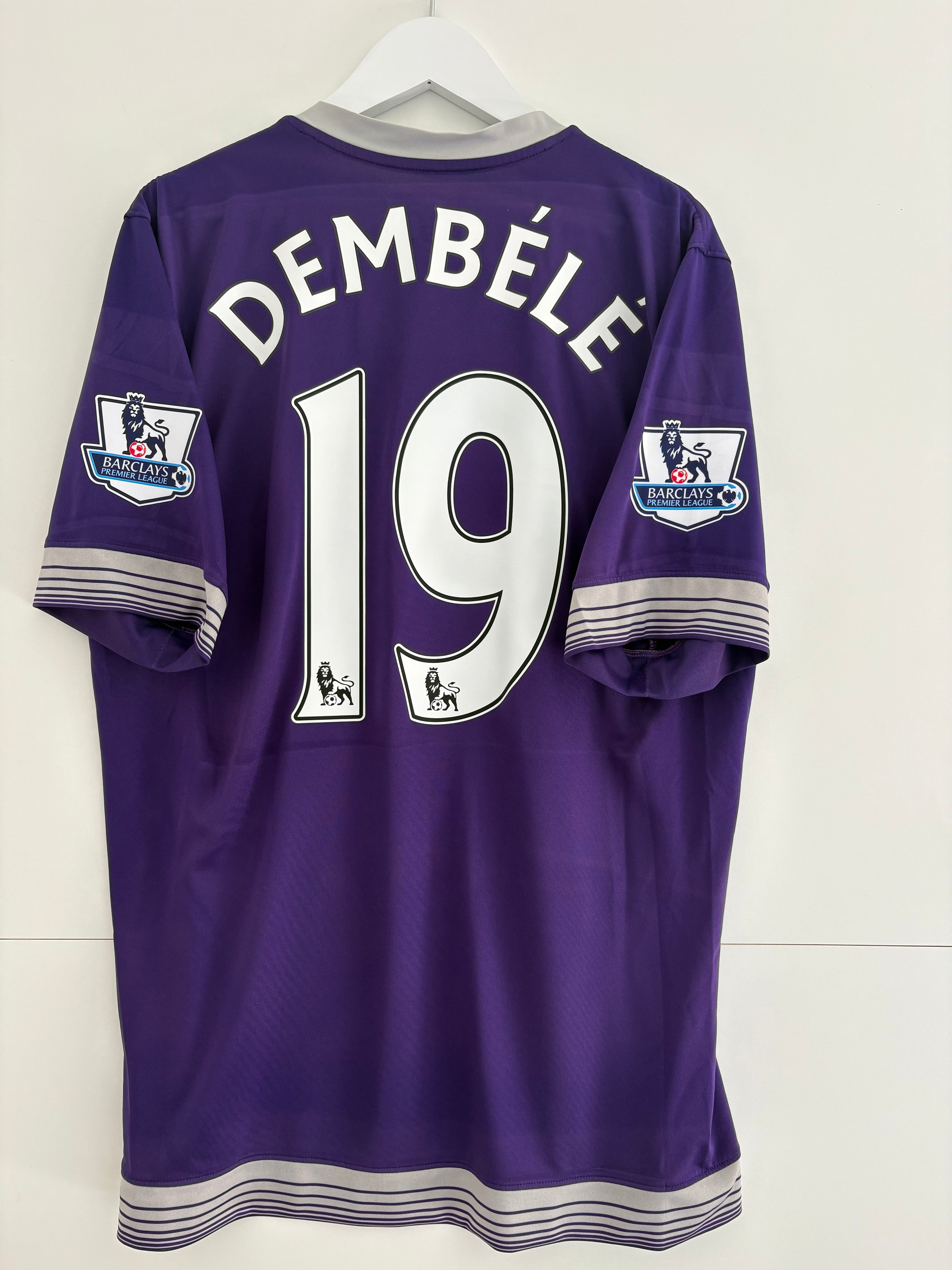 Tottenham 2015/16 Away Shirt - Dembélé 19 - Large