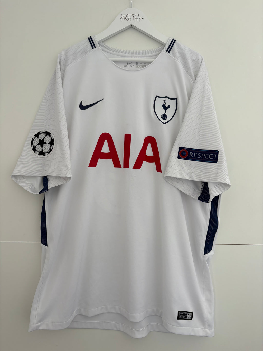 Tottenham 2017/18 Home Shirt - Dembélé 19 - Extra Large