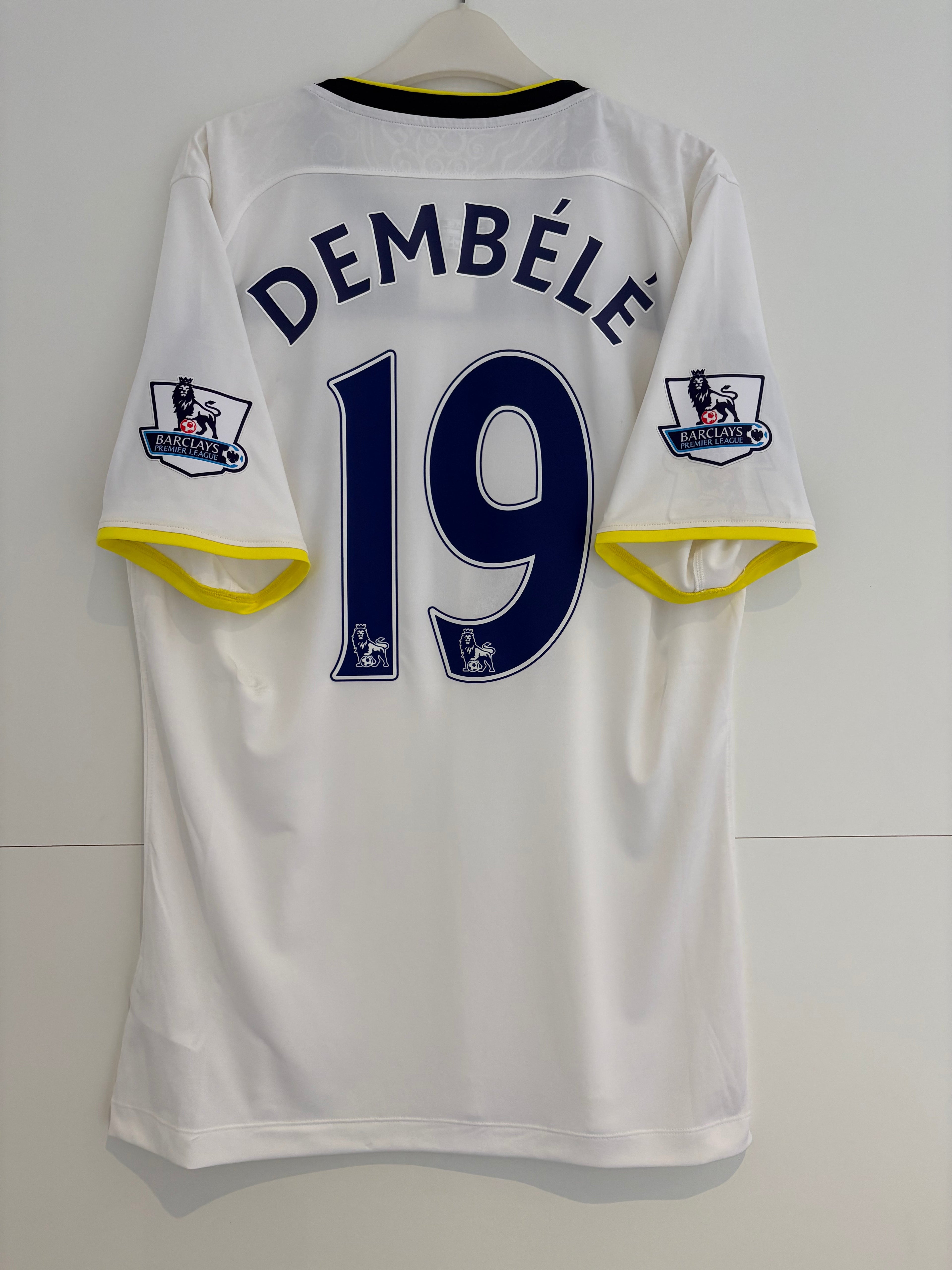 Tottenham 2014/15 Home Shirt - Dembélé 19 - Large