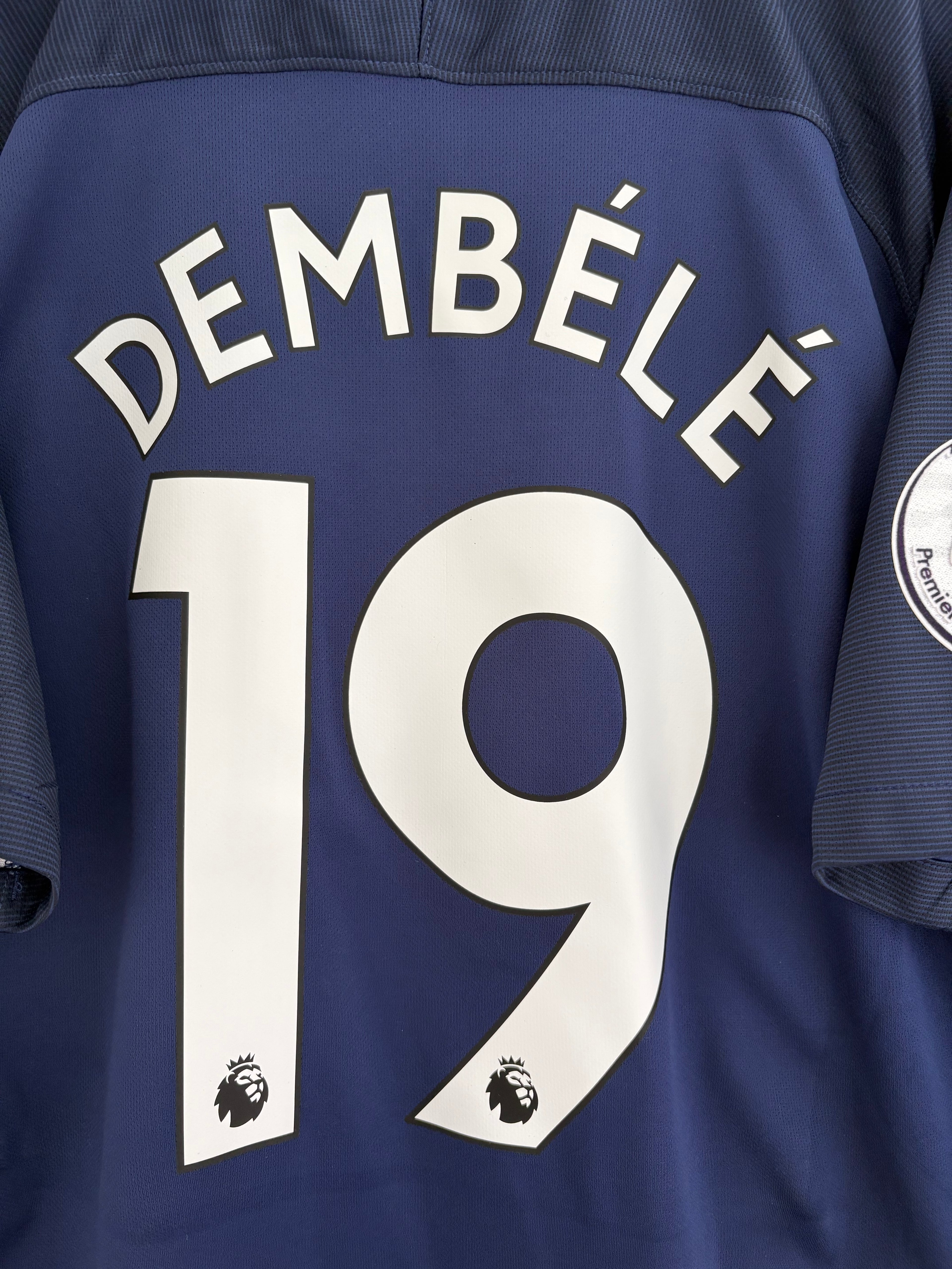 Tottenham 2017/18 Away Shirt - Dembélé 19 - Large