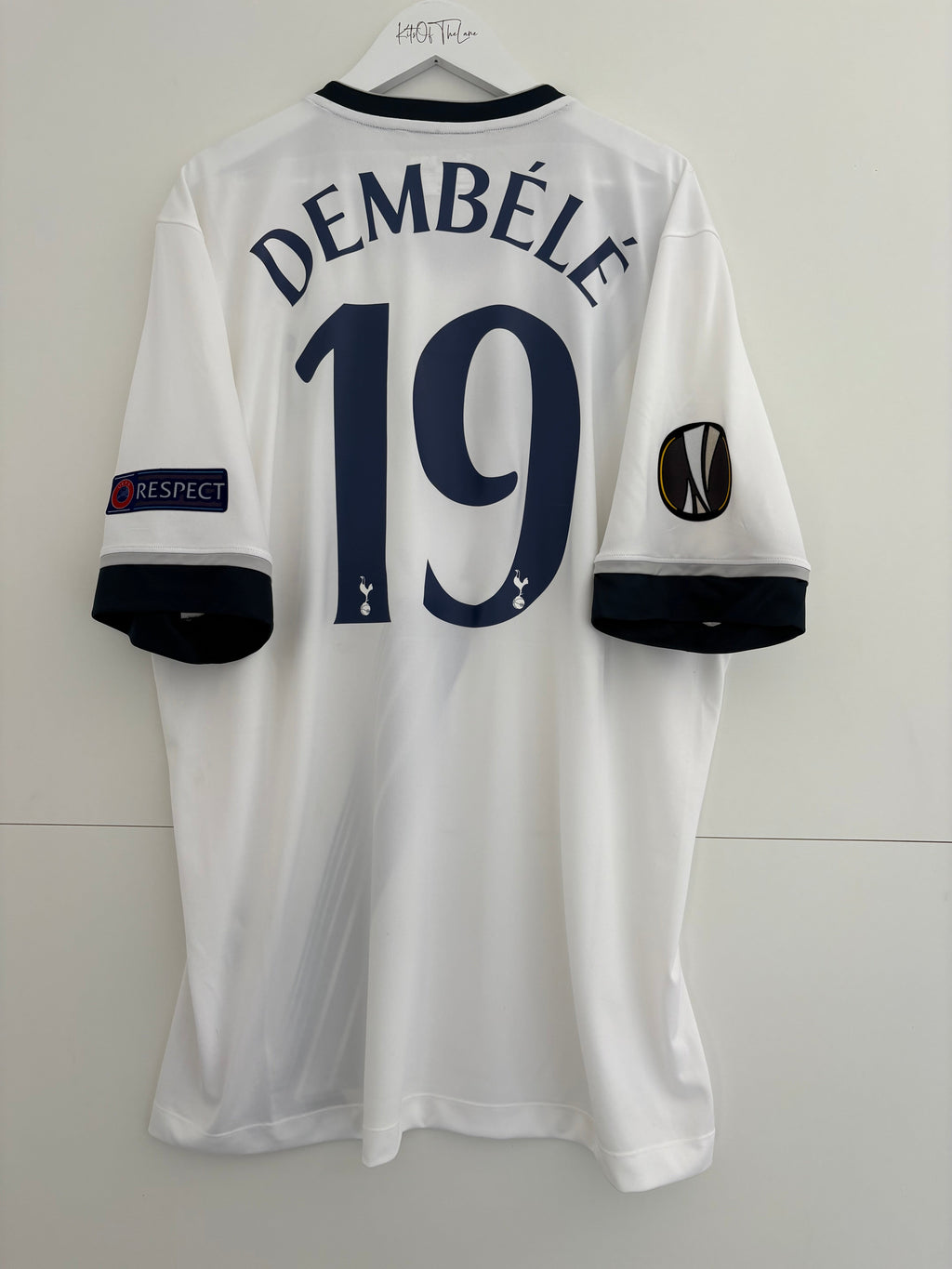 Tottenham 2015/16 Home Shirt - Dembélé 19 - XL