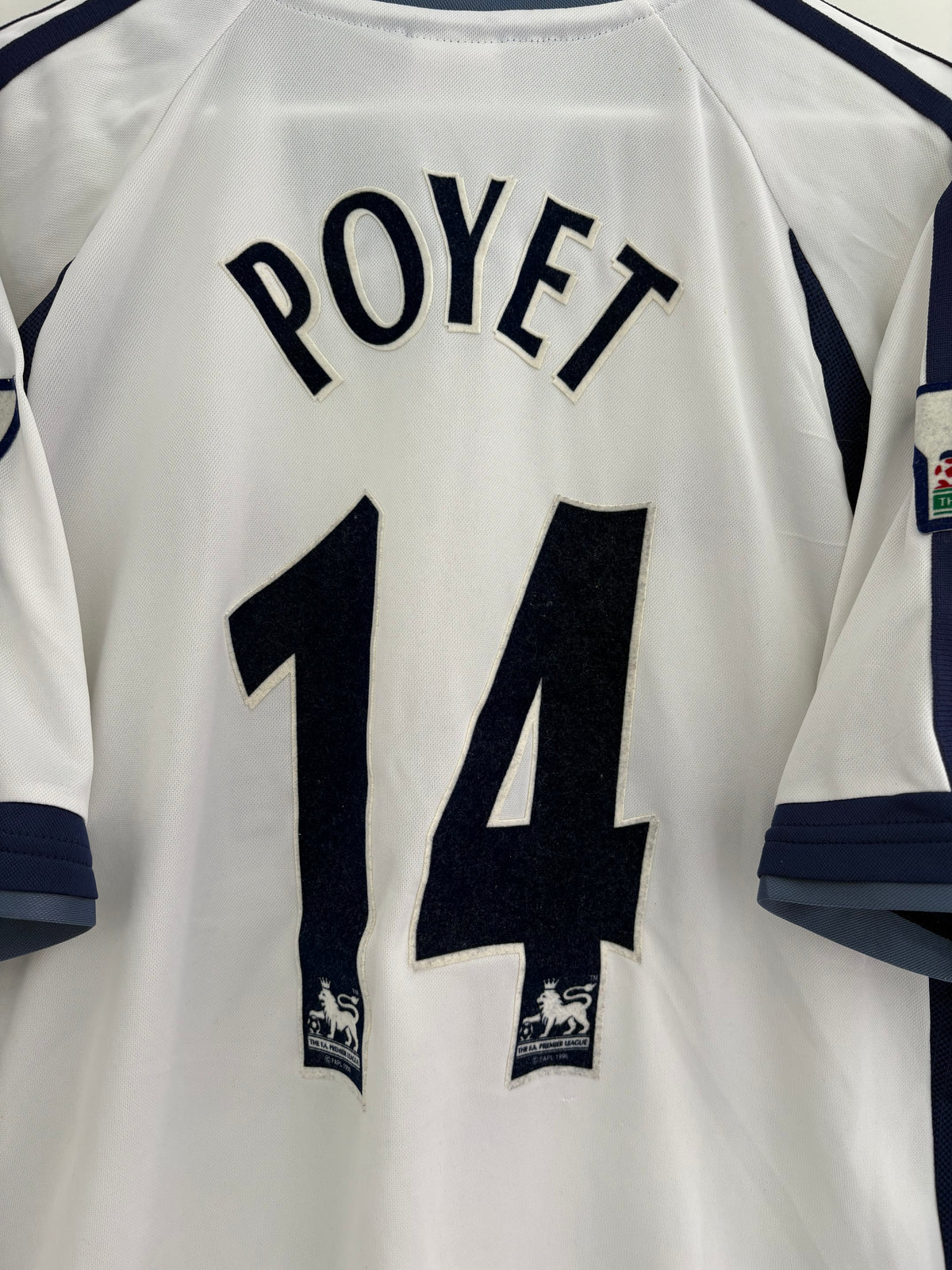 Tottenham 2001/02 Home Shirt - Poyet 14 - Medium