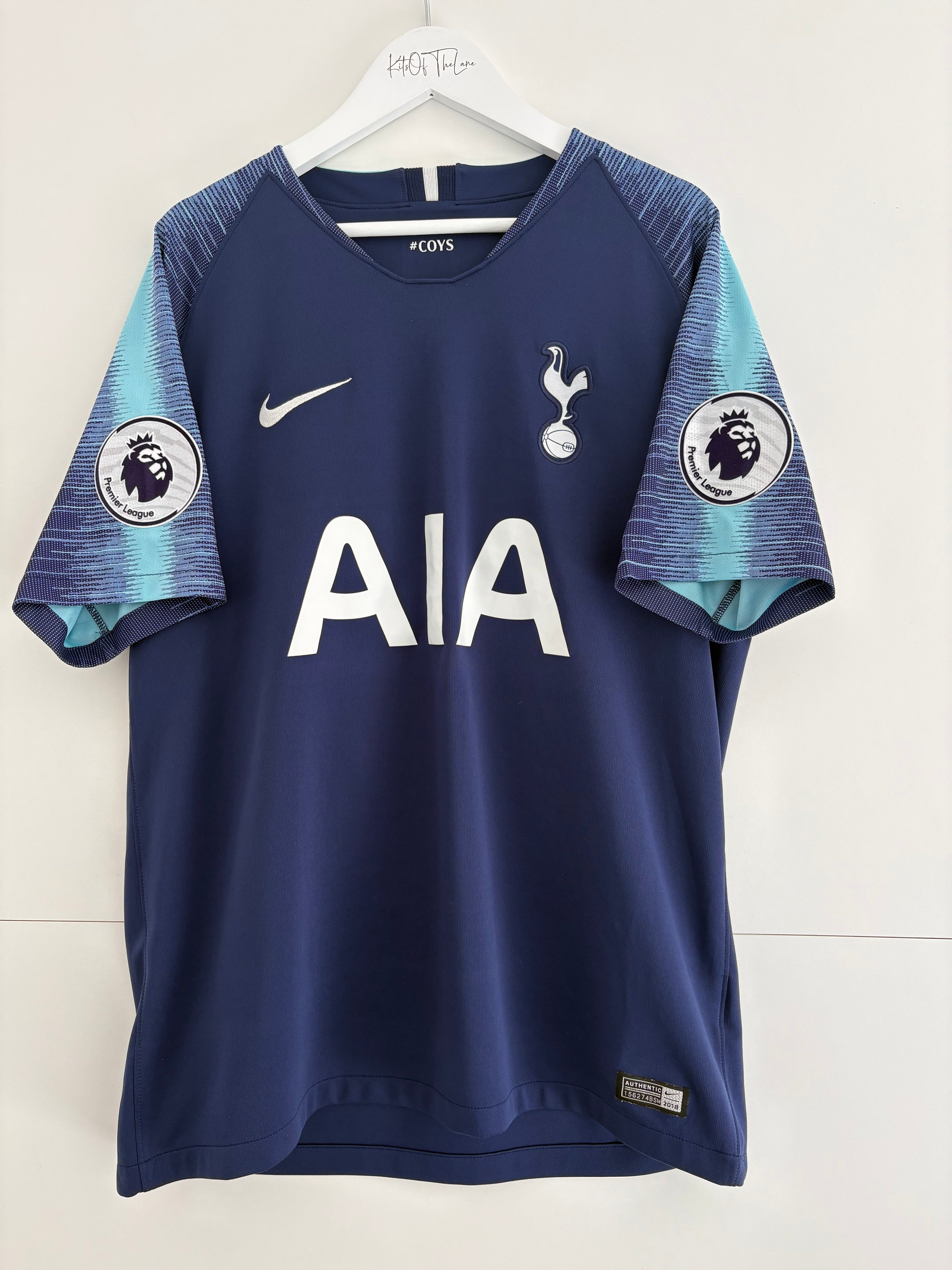 Tottenham 2018/19 Away Shirt - Eriksen 23 - Large