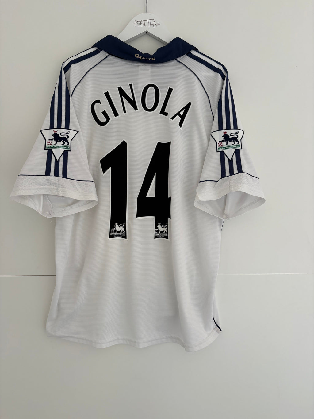 Tottenham 1999/00 Home Shirt - Ginola 14 - Large