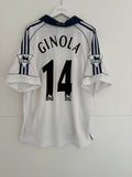 Tottenham 1999/00 Home Shirt - Ginola 14 - Large