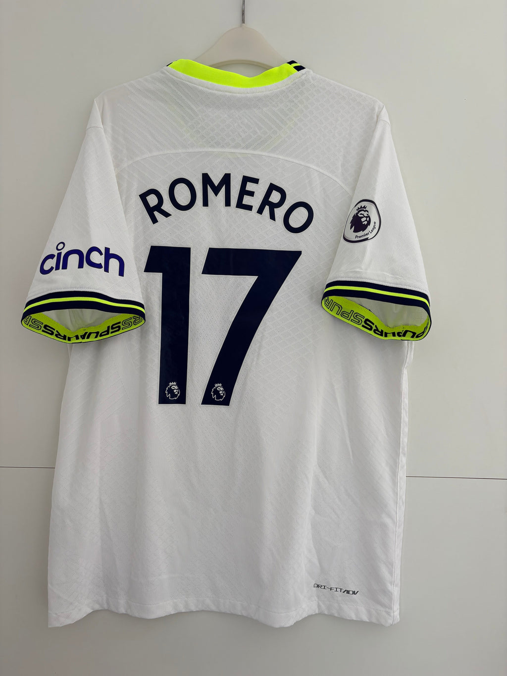 Tottenham 2022/23 Home Shirt - Romero 17 - Dri-FIT ADV - Large