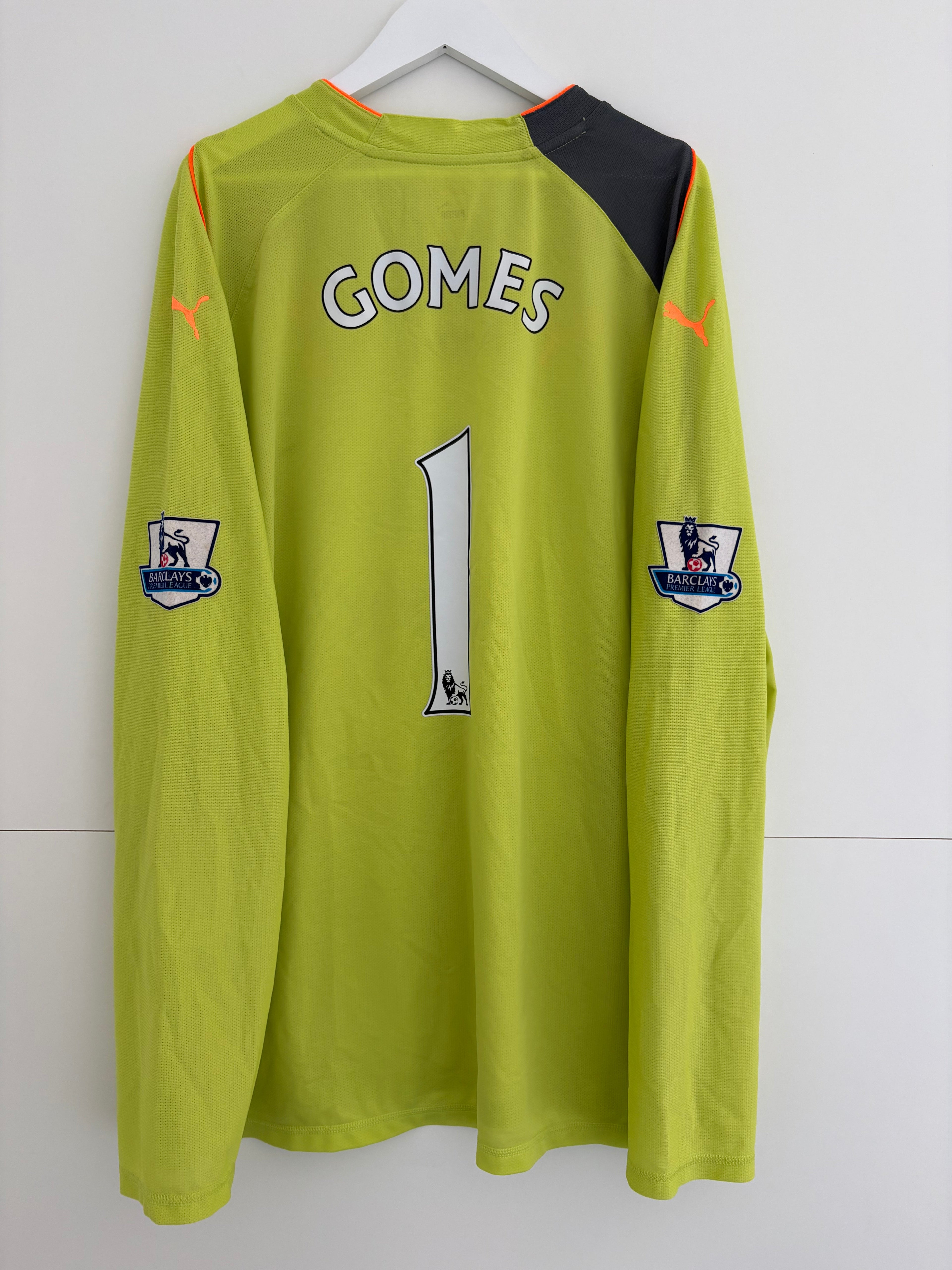 Tottenham 2010/11 Goalkeeper Shirt - Gomes 1 - XL