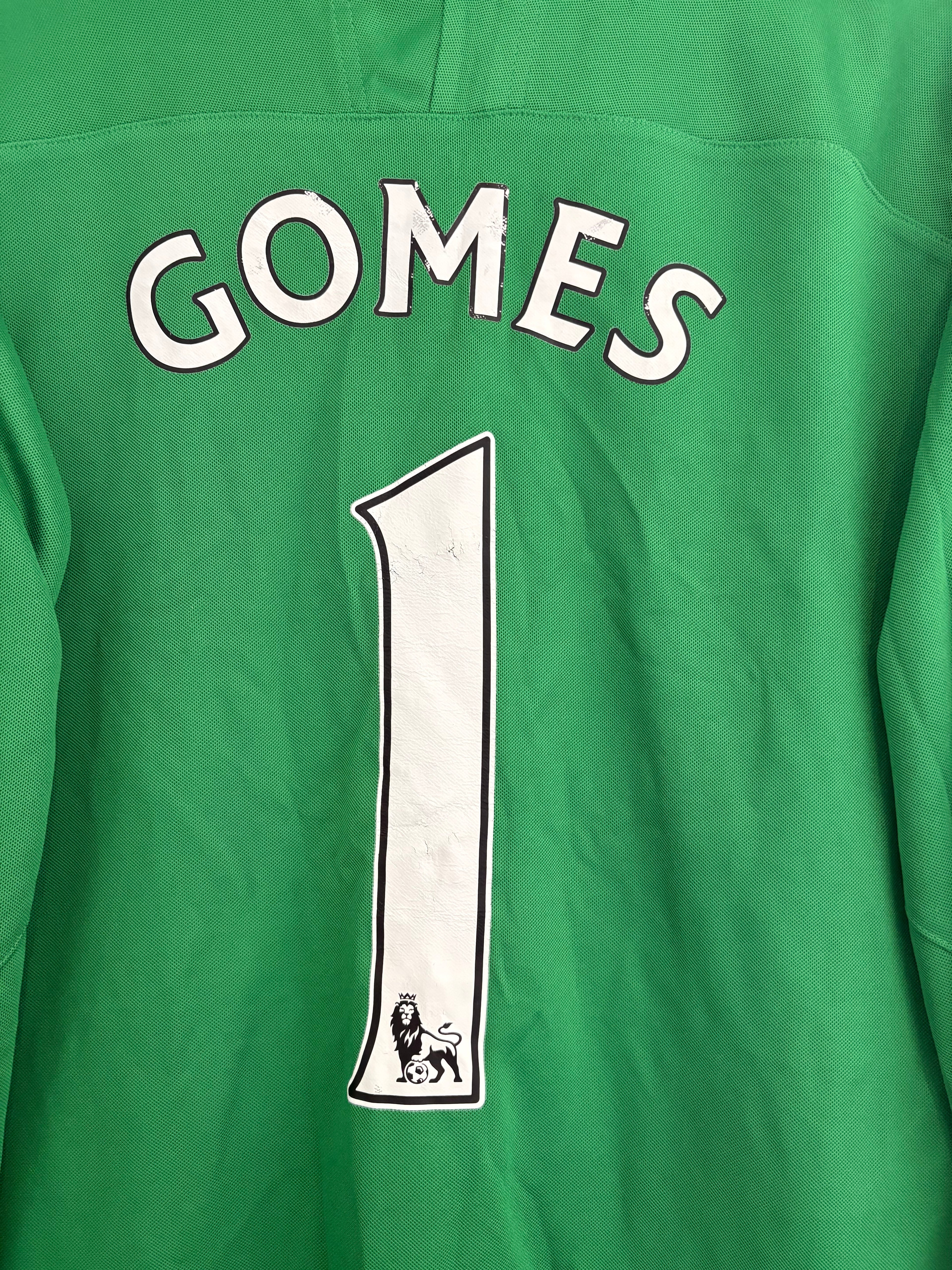 Tottenham 2009/10 Goalkeeper Shirt - Gomes 1 - Large
