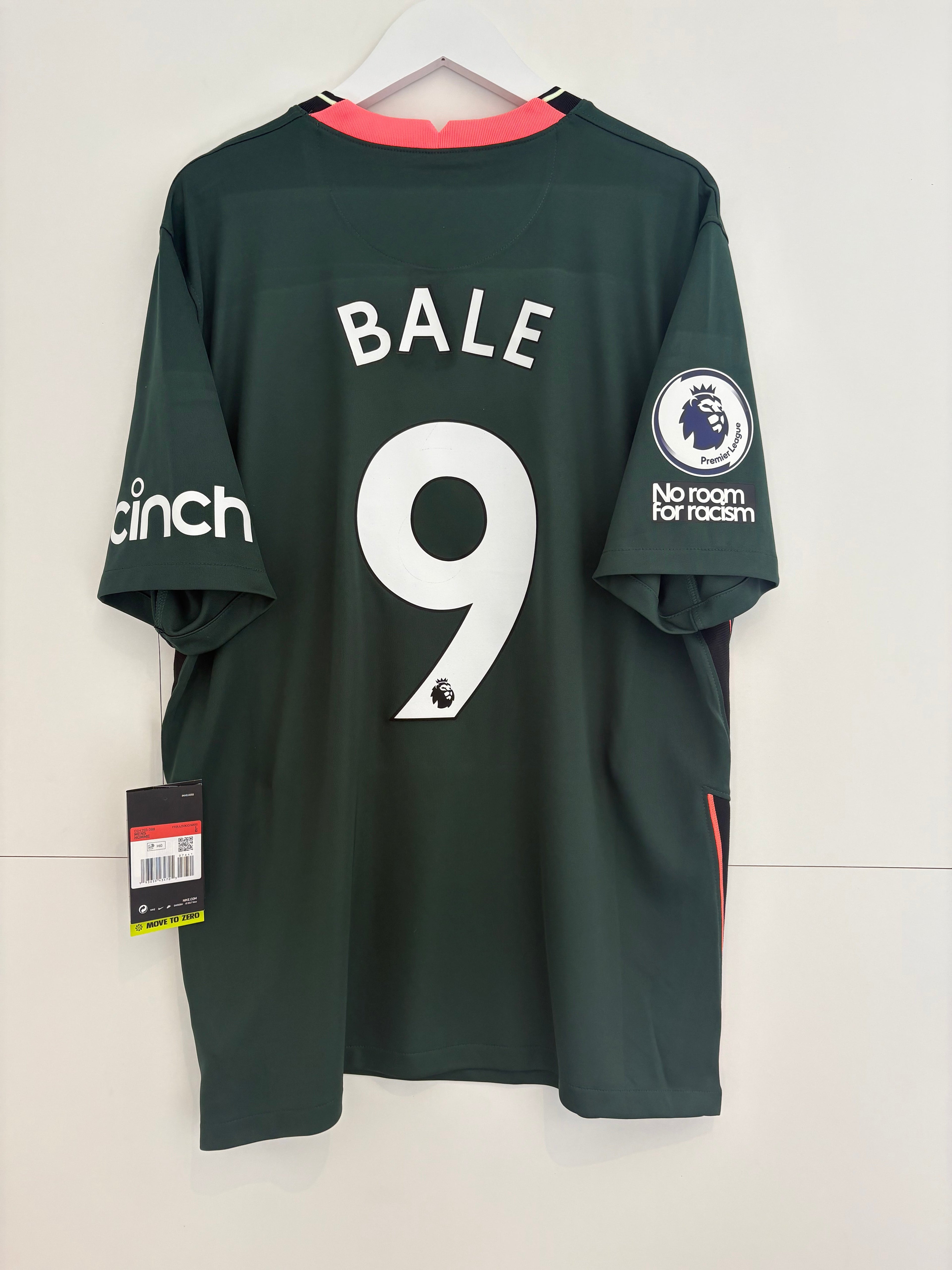 Tottenham 2020/21 Away Shirt - Bale 9 - Large