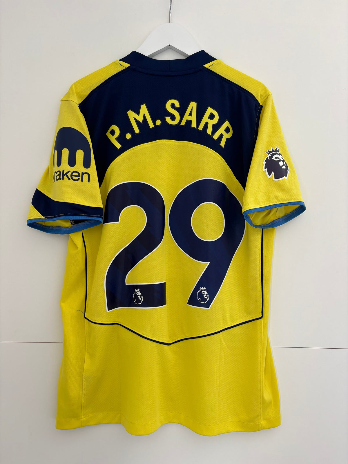Tottenham 2025/26 Away Shirt - P.M. Sarr 29 - Medium