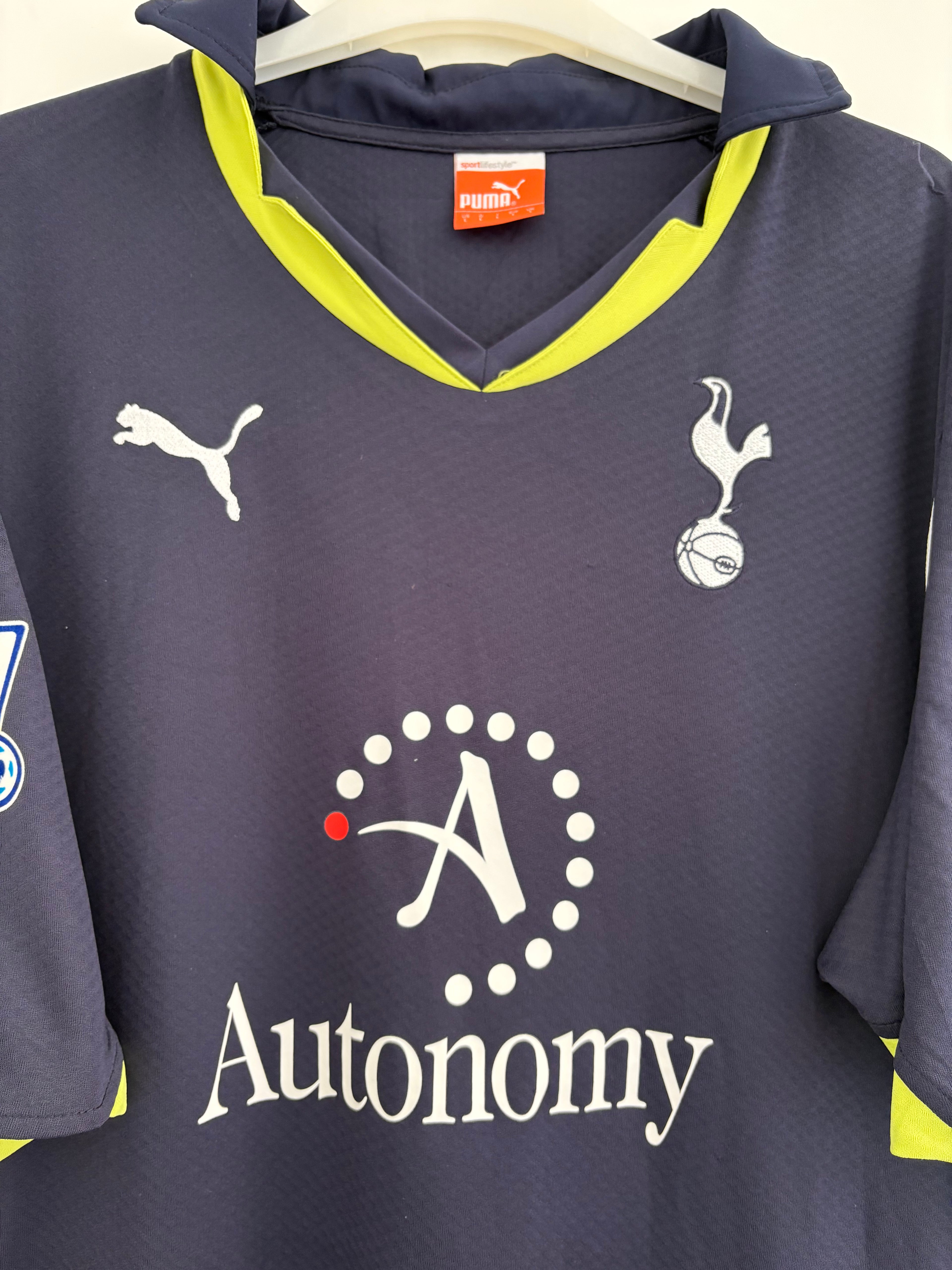 Tottenham 2010/11 Away Shirt - Bale 3 - Large