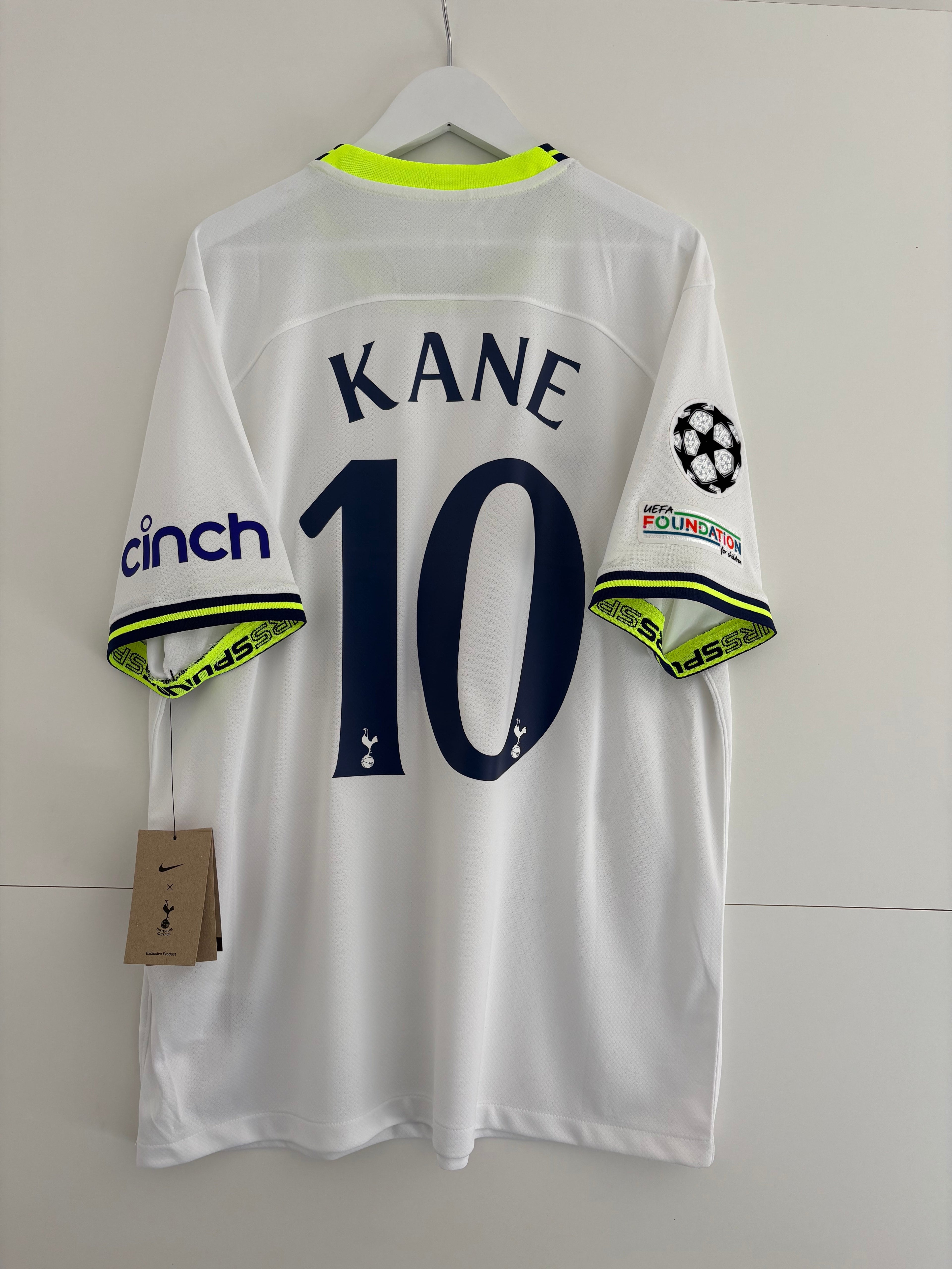 Tottenham 2022/23 Home Shirt - Kane 10 - Large