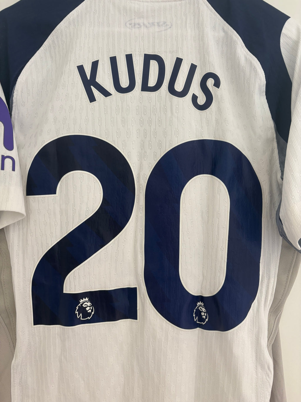 Tottenham 2025/26 Home Shirt - Dri-Fit ADV - Kudus 20 - Small