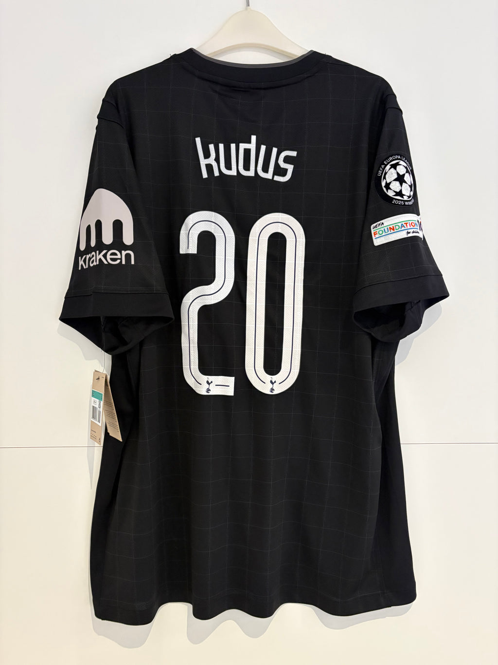 Tottenham 2025/26 Away Shirt - Kudus 20 - XL
