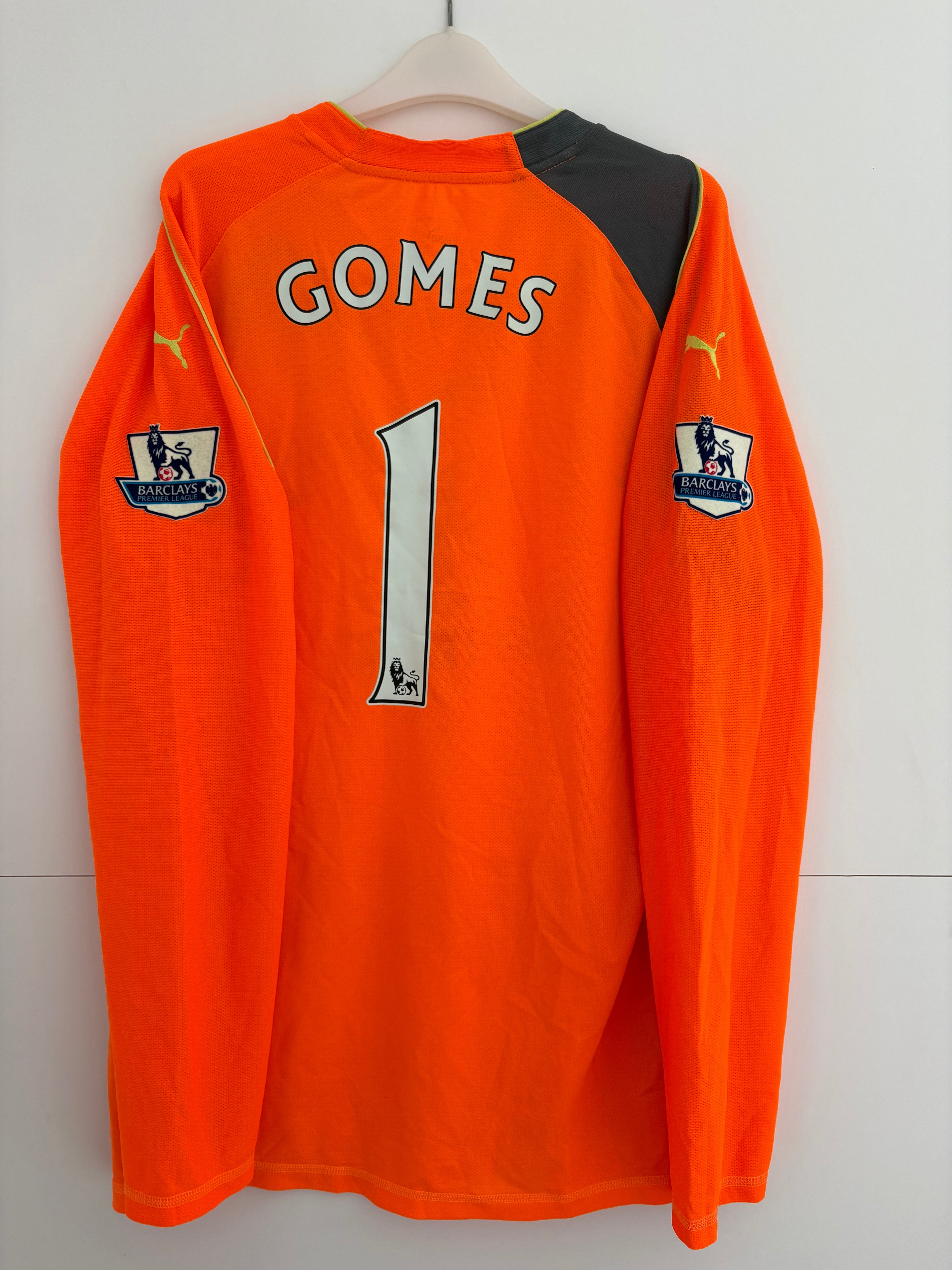 Tottenham 2010/11 Goalkeeper Shirt - Gomes 1 - Large
