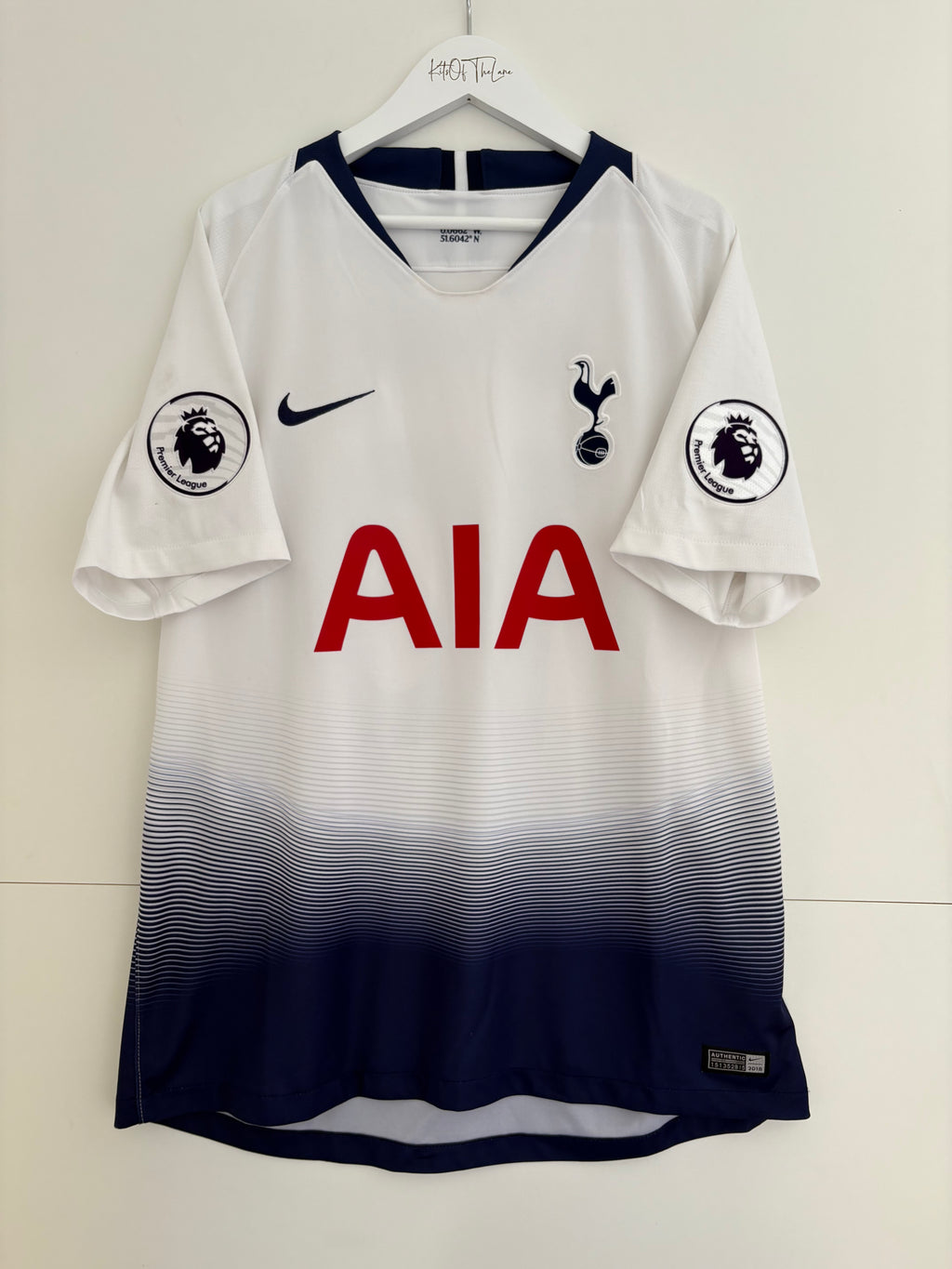 Tottenham 2018/19 Home Shirt - Kane 10 - Large