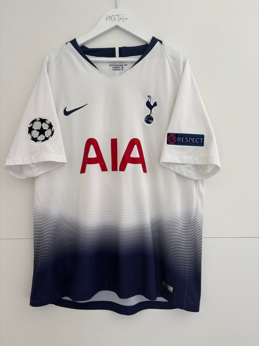 Tottenham 2018/19 Home Shirt - Wanyama 12 - XL