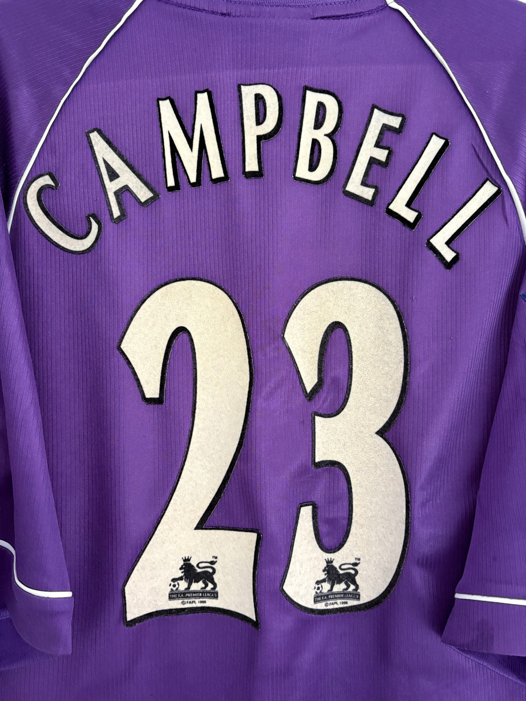 Tottenham 1997/98 Away Shirt - Campbell 23 - Large