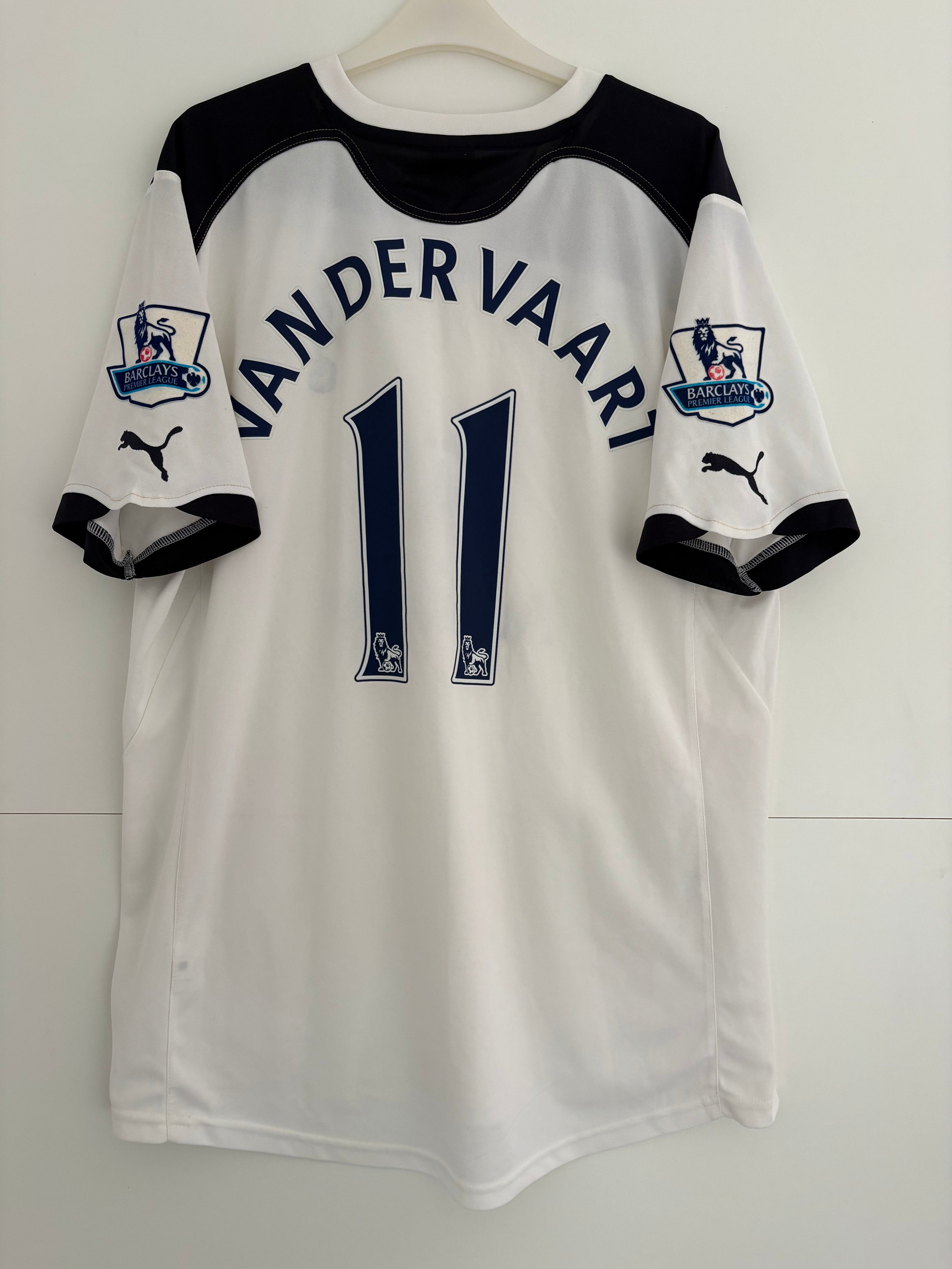 Tottenham 2010/11 Home Shirt - Van Der Vaart 11 - Large