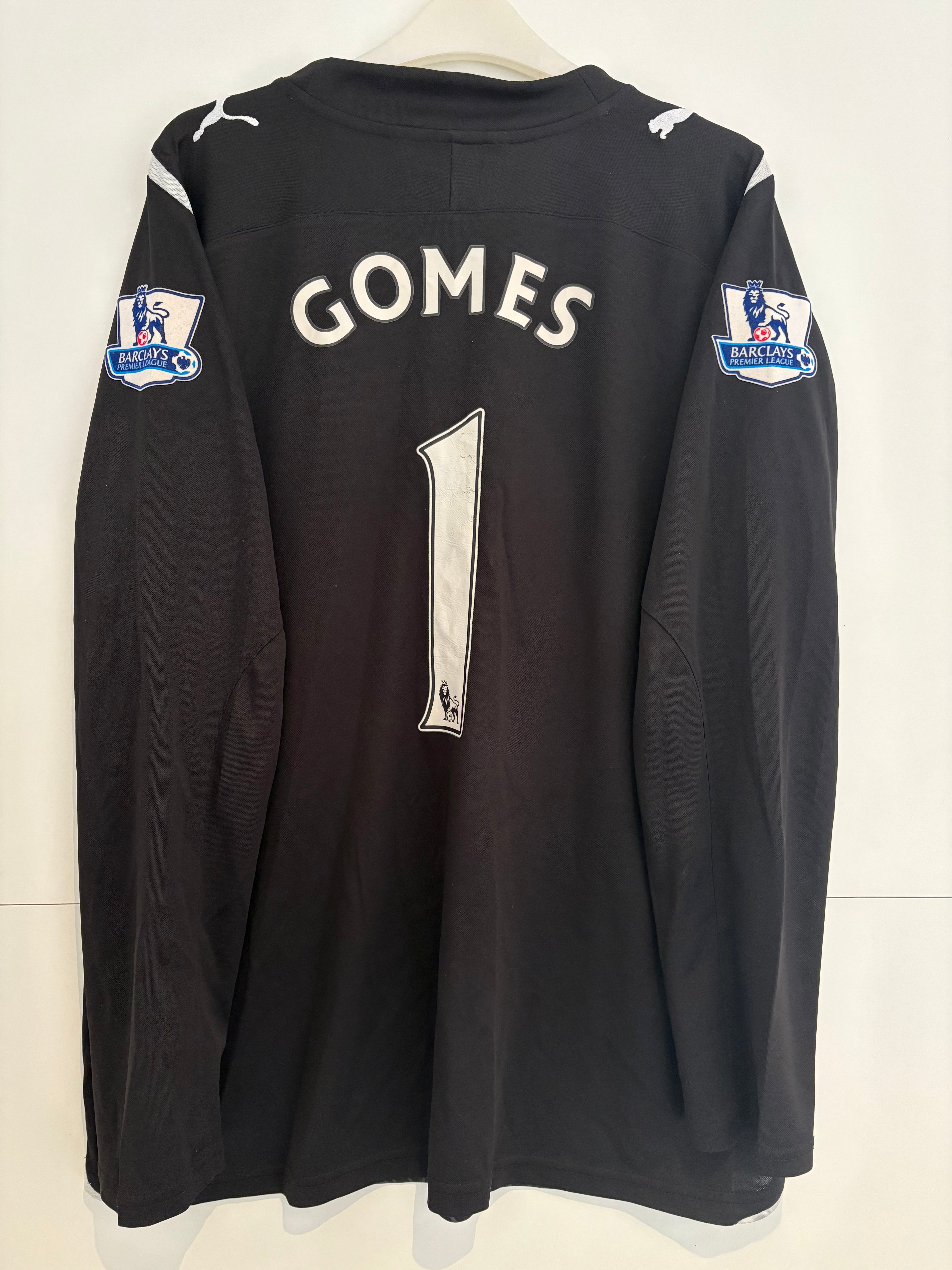 Tottenham 2009/10 Goalkeeper Shirt - Gomes 1 - Large