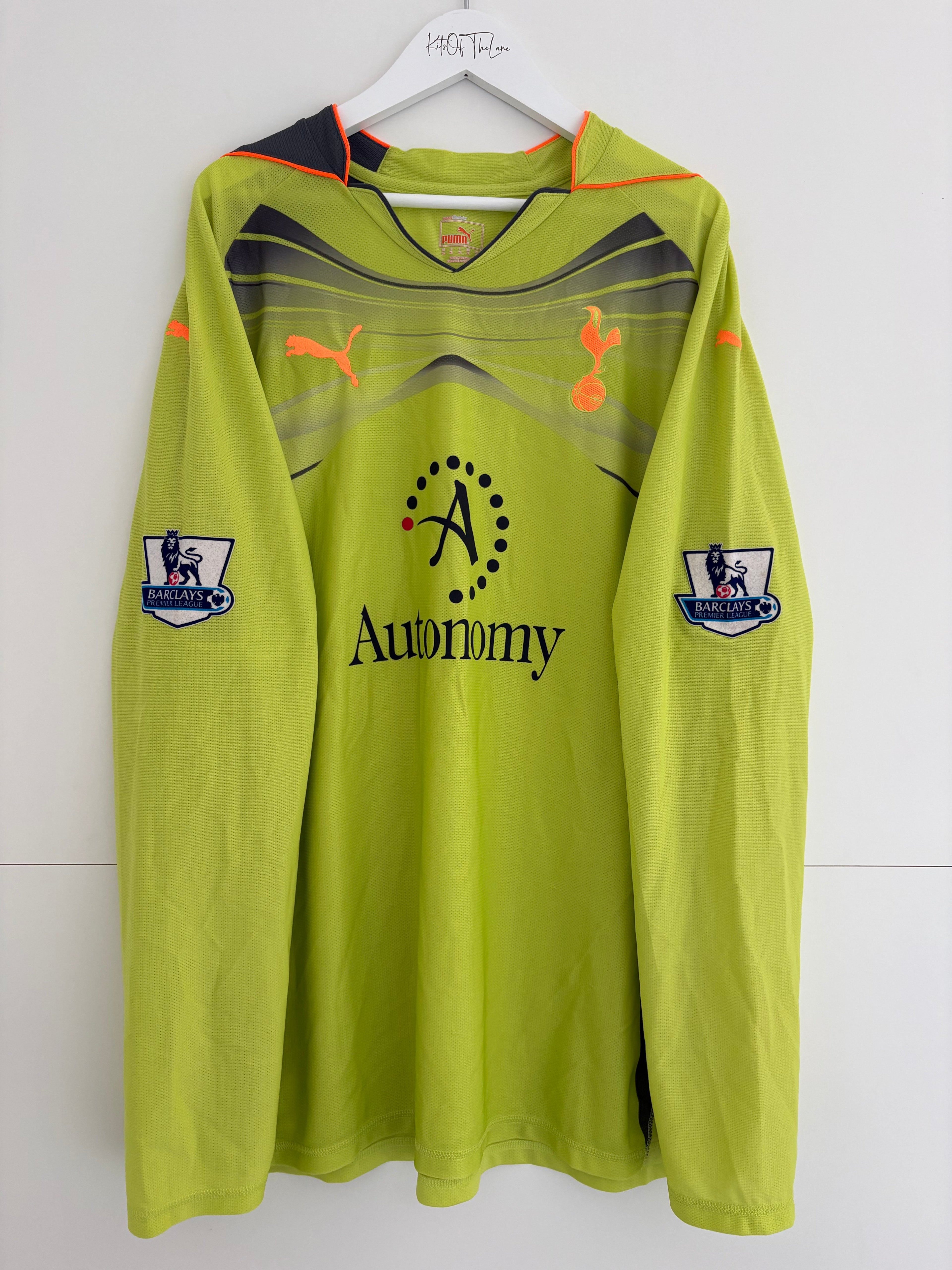 Tottenham 2010/11 Goalkeeper Shirt - Gomes 1 - XL