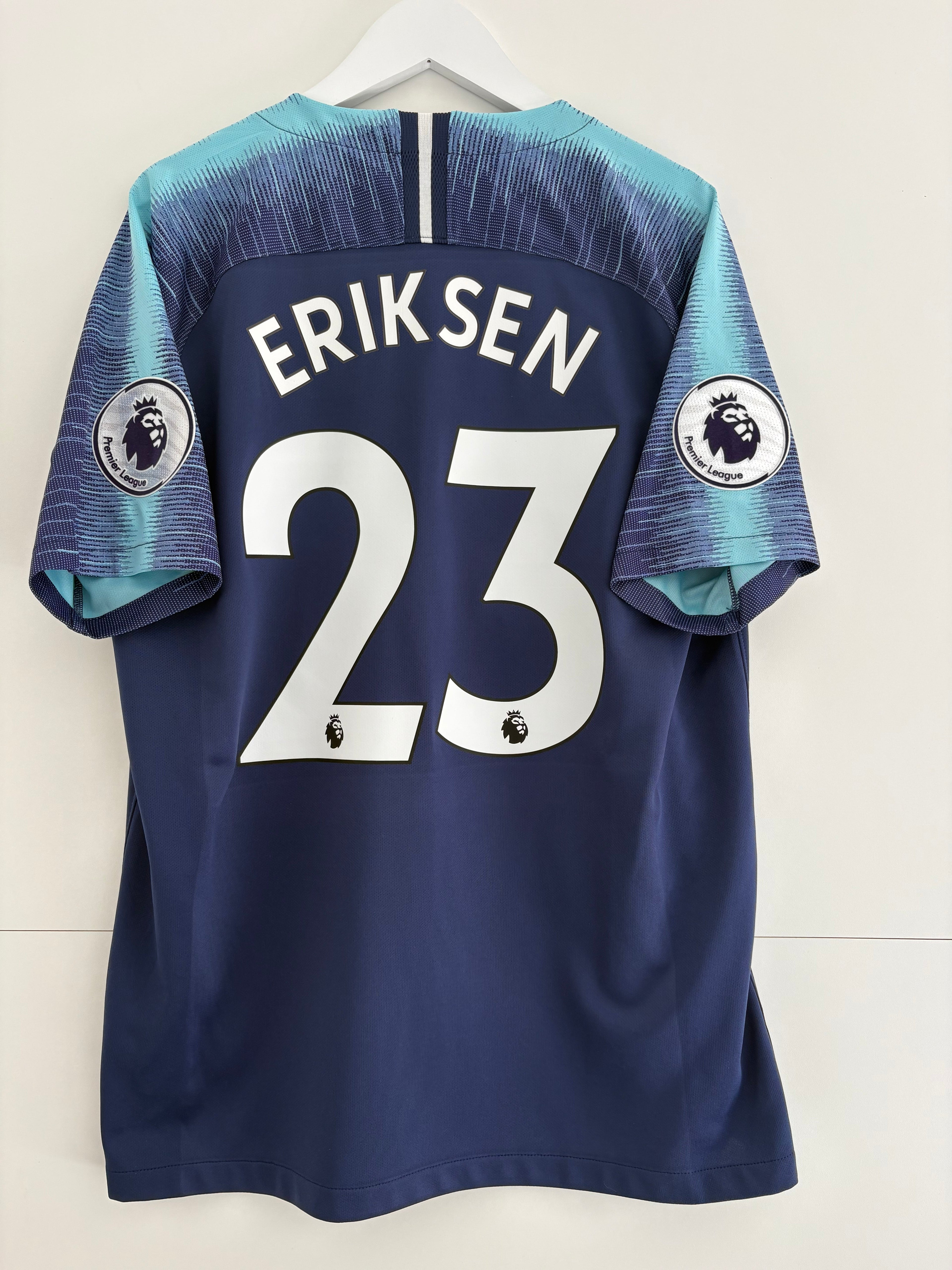 Tottenham 2018/19 Away Shirt - Eriksen 23 - Large