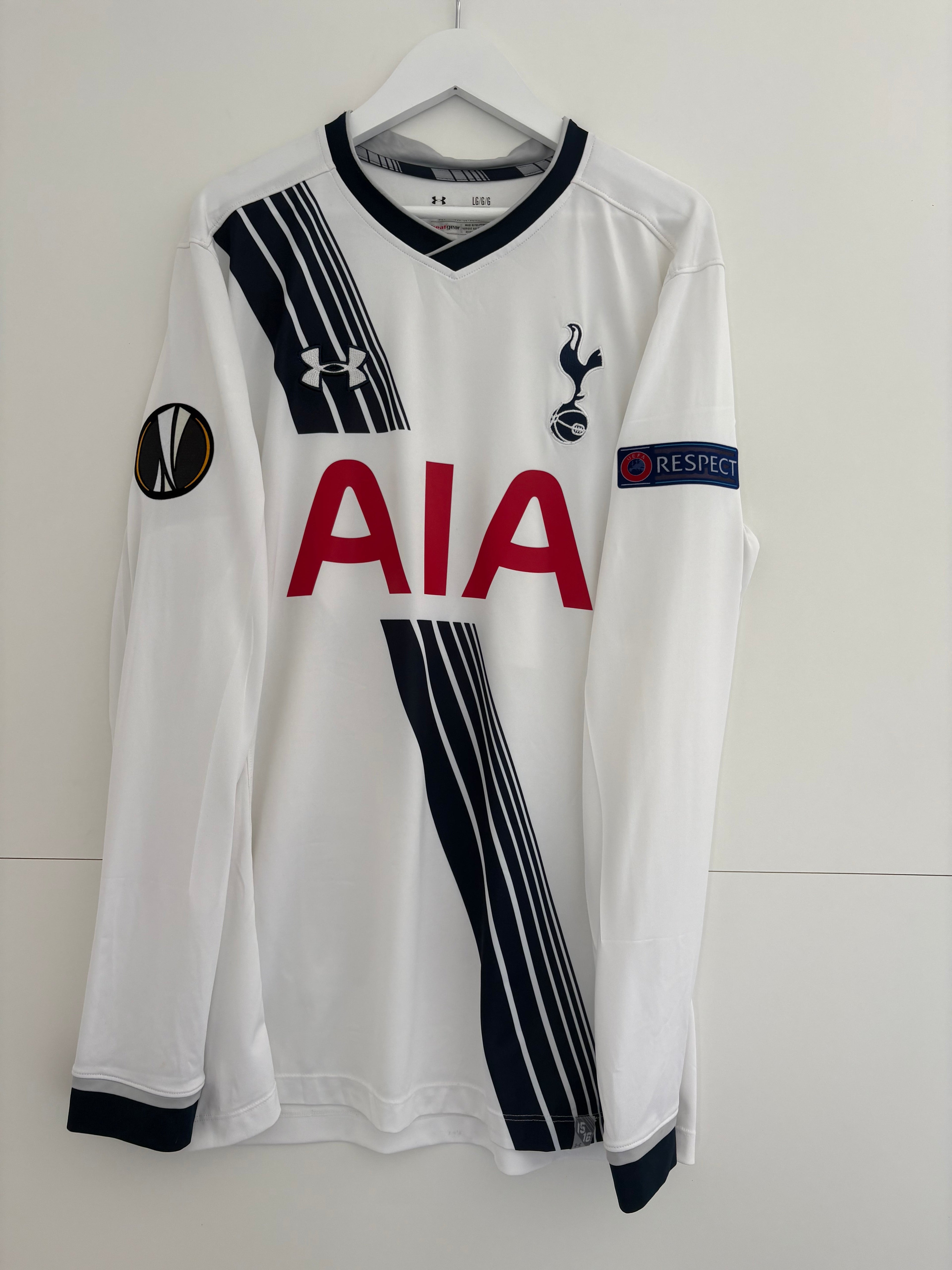 Tottenham 2015/16 Home Shirt - Dembélé 19 - Large