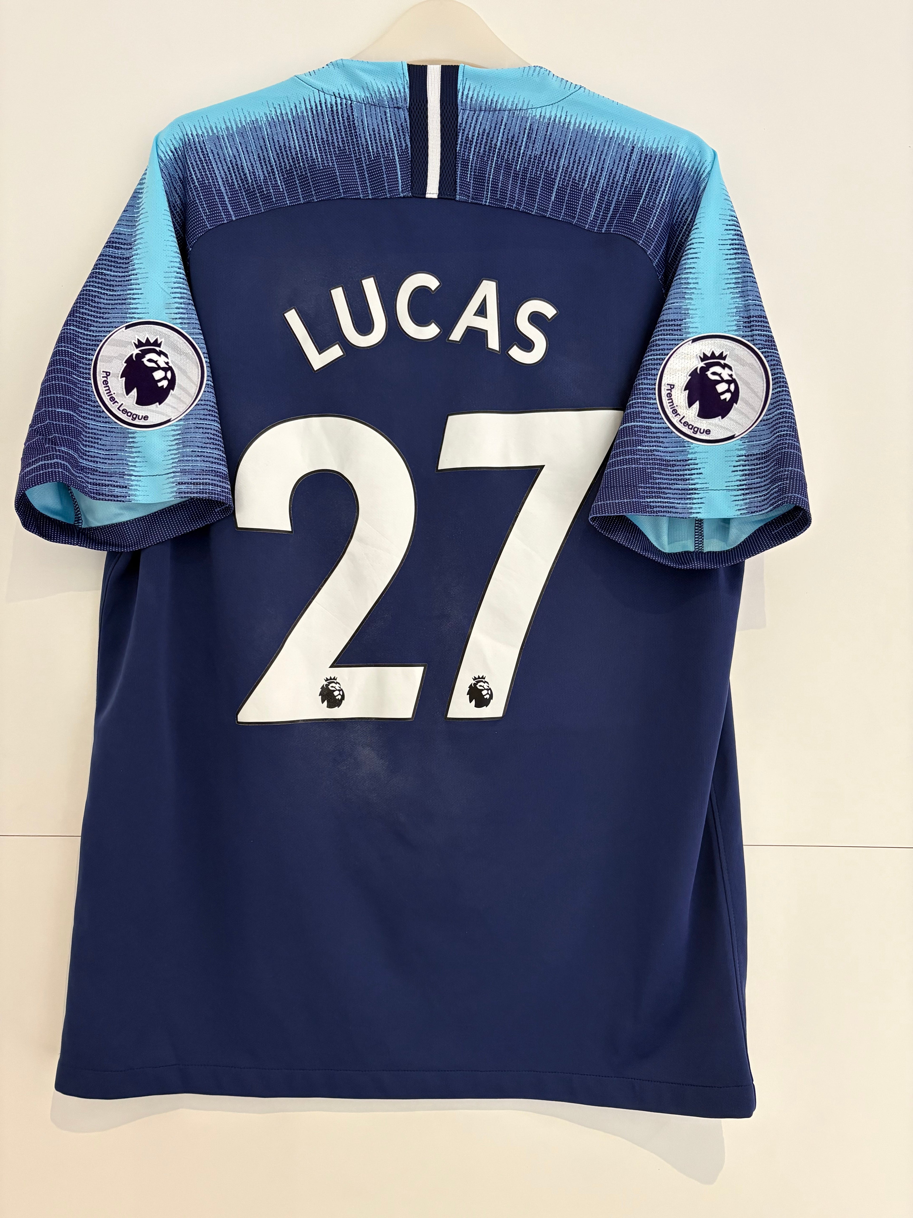 Tottenham 2018/19 Away Shirt - Lucas 27 - Large