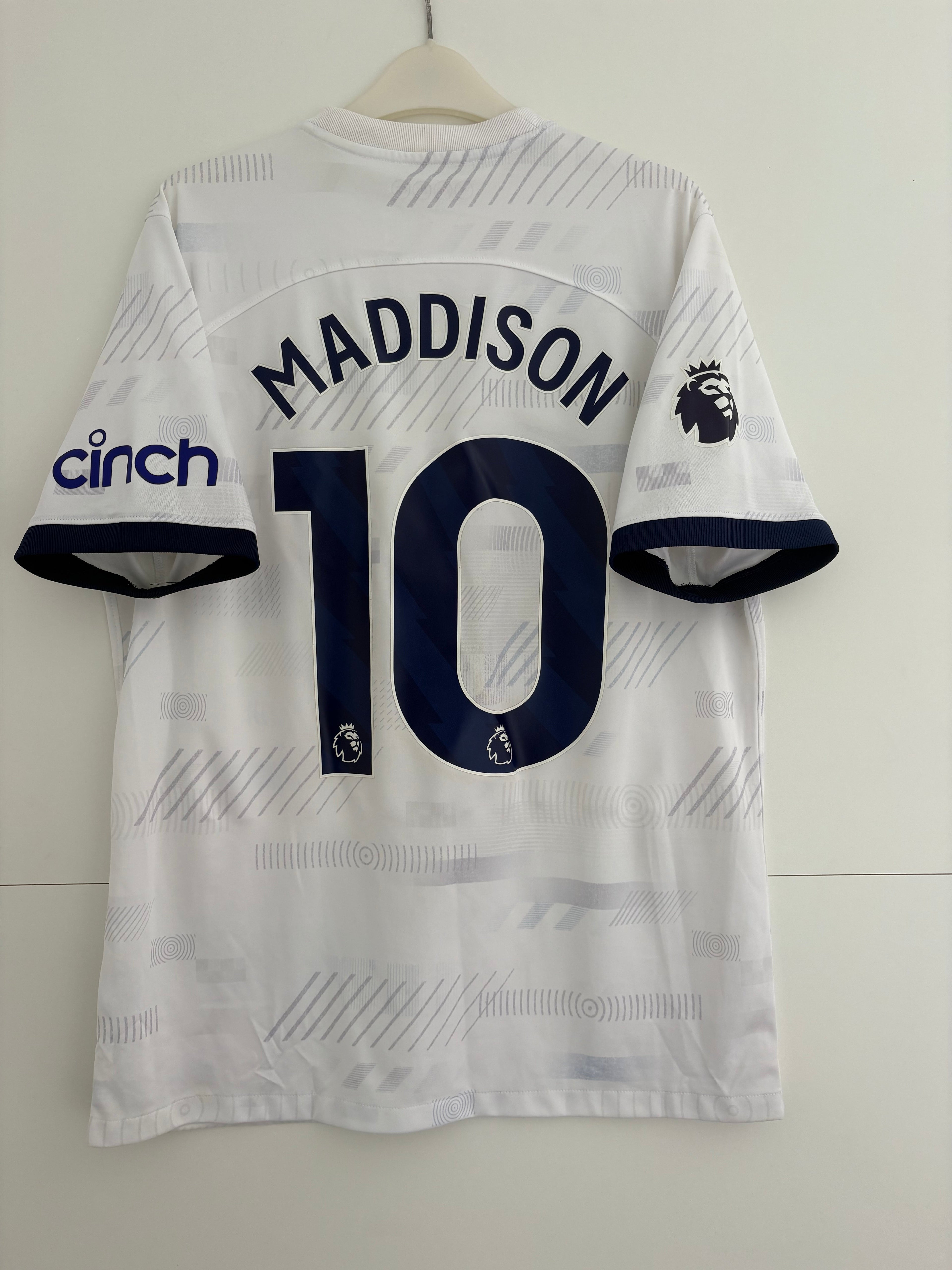 Tottenham 2023/24 Home Shirt - Maddison 10 - Large