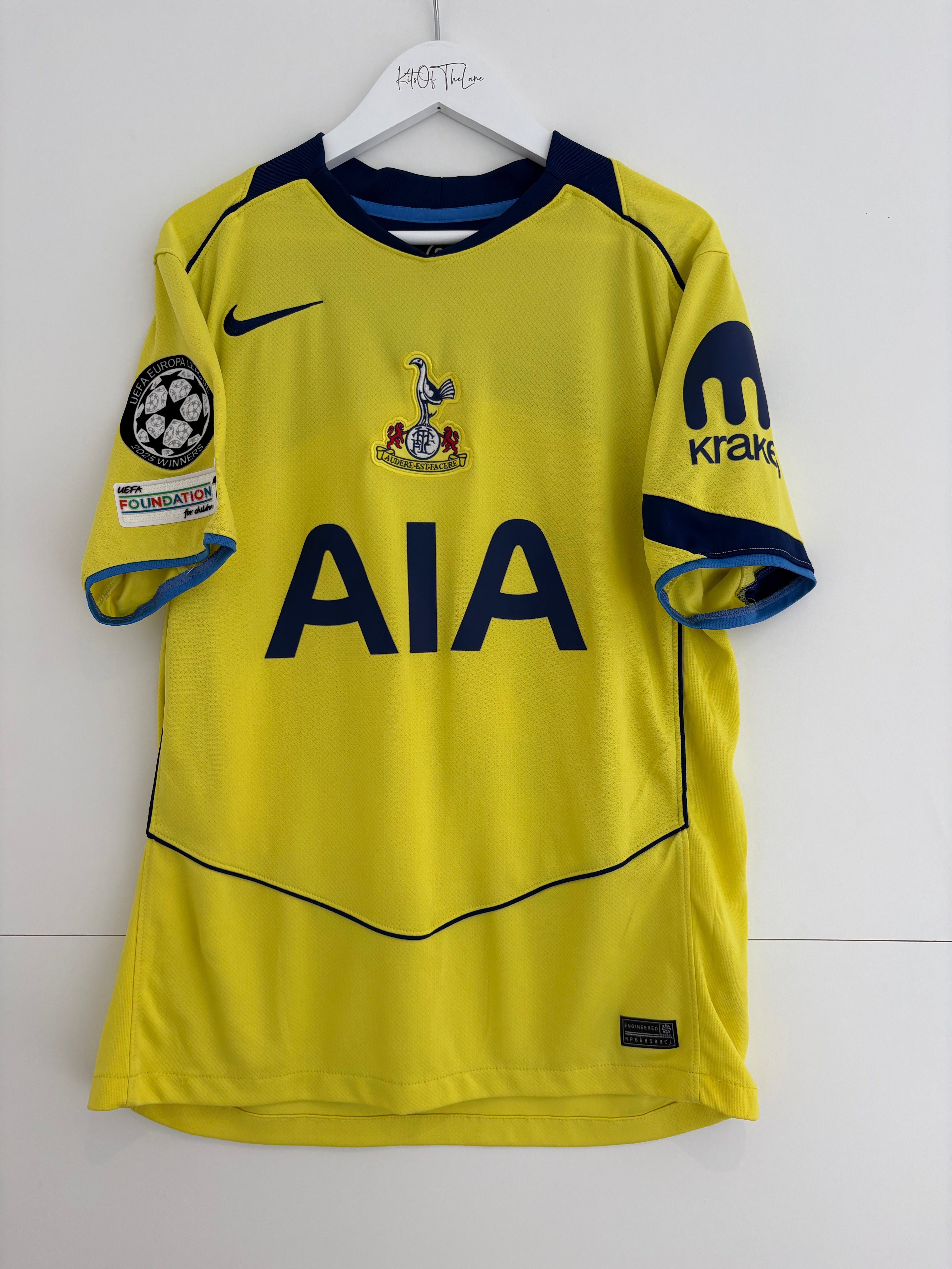 Tottenham 2025/26 Away Shirt - Kudus 20 - Medium