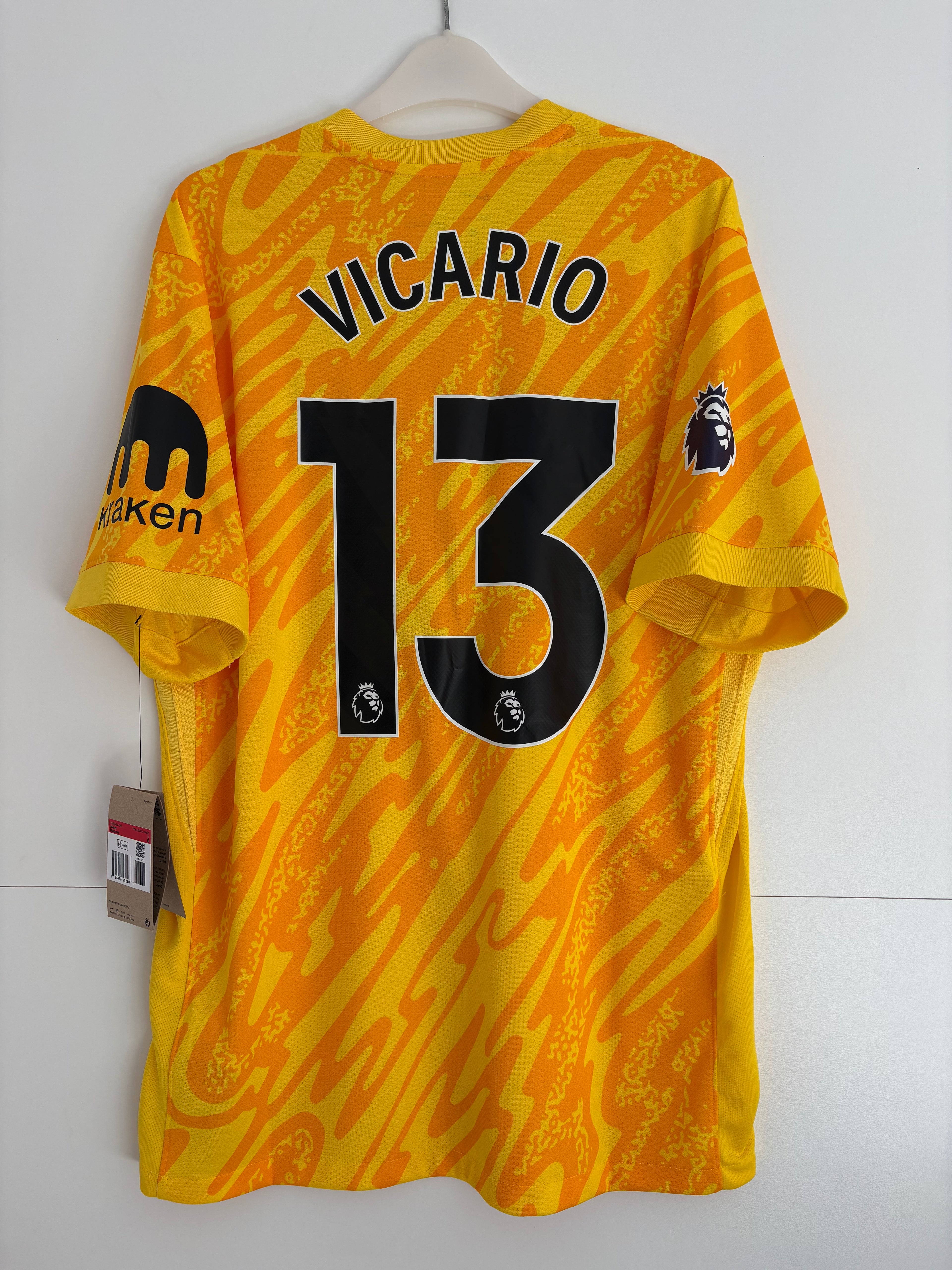 Tottenham 2024/25 Goalkeeper Shirt - Vicario 13 - Large
