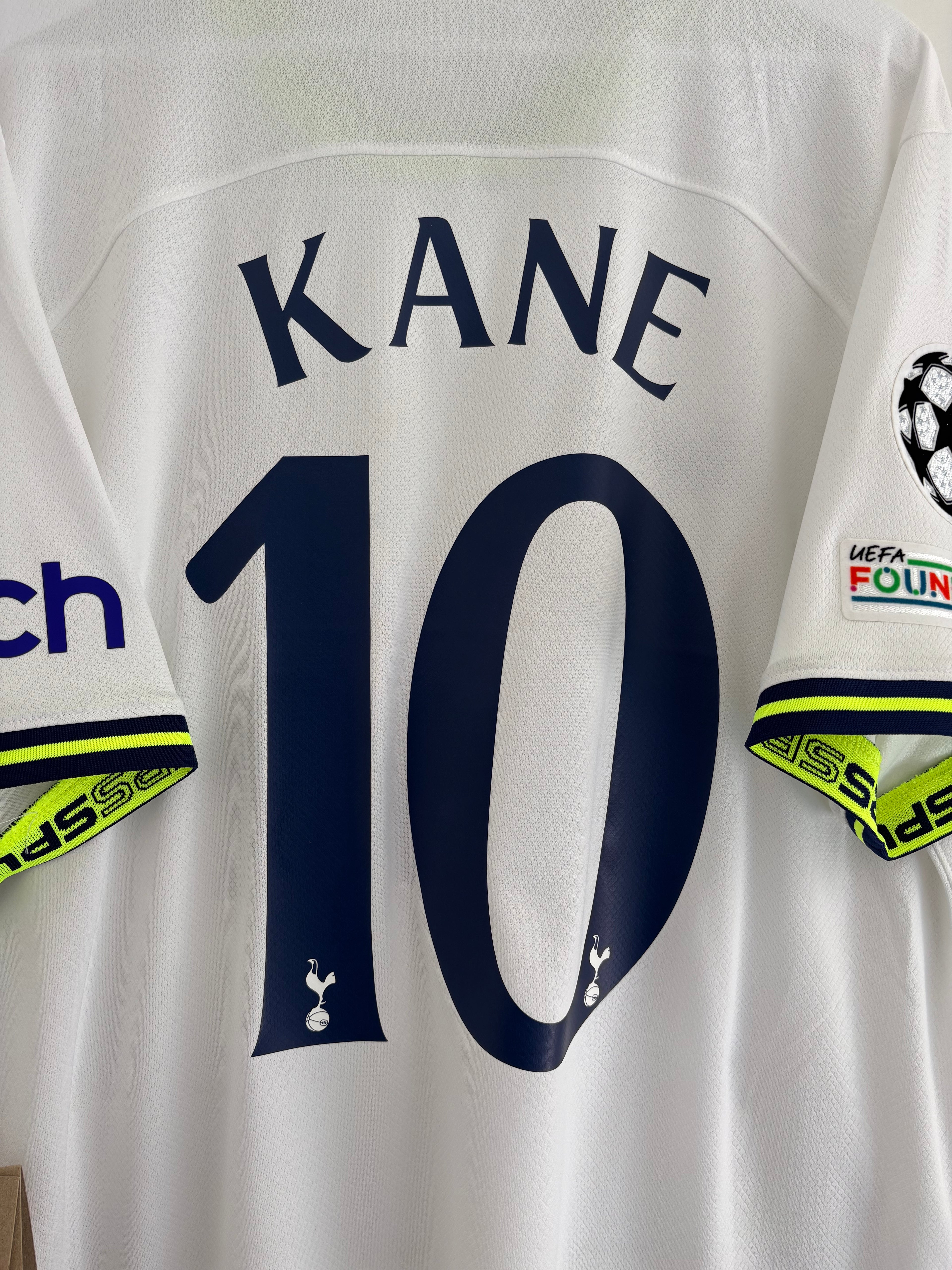 Tottenham 2022/23 Home Shirt - Kane 10 - Large