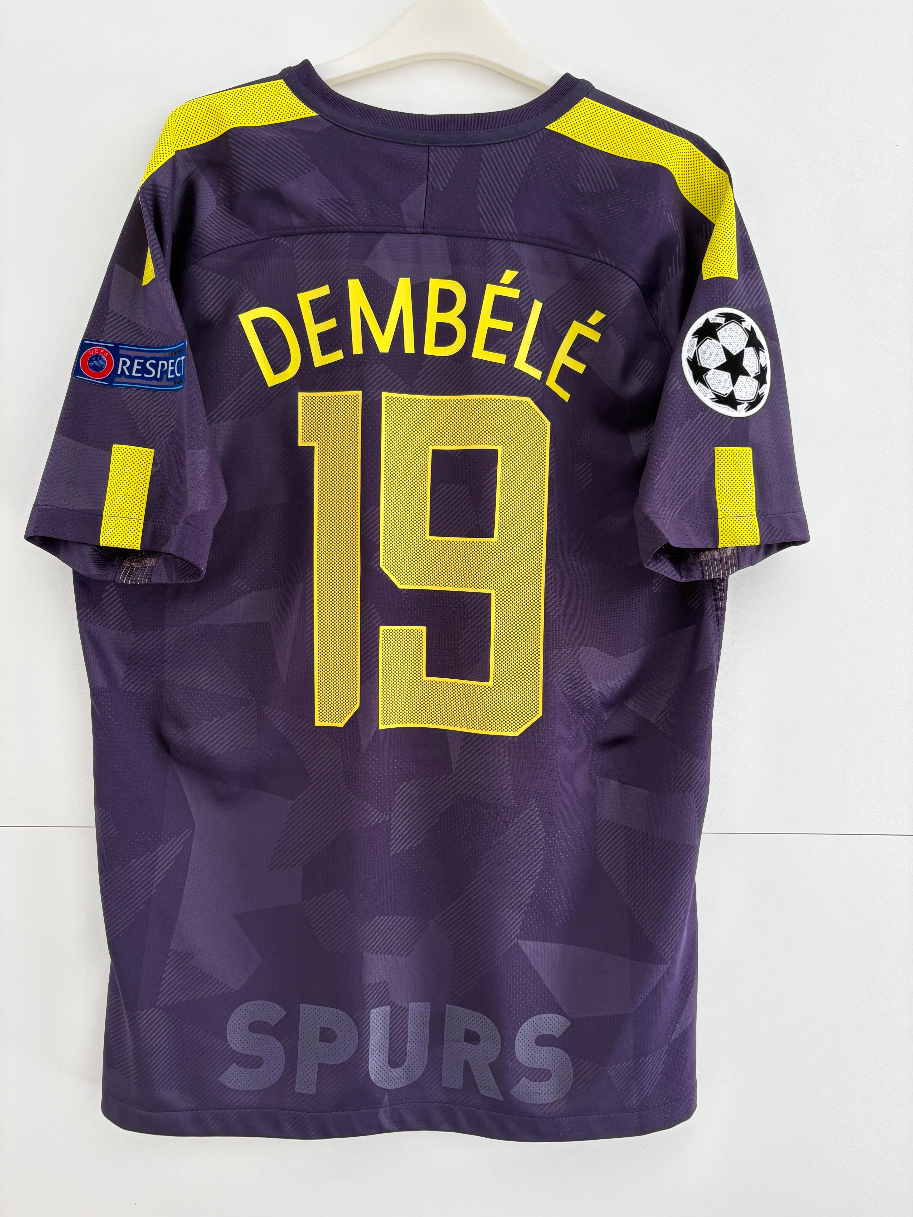 Tottenham 2017/18 Third Shirt - Dembélé 19 - Large