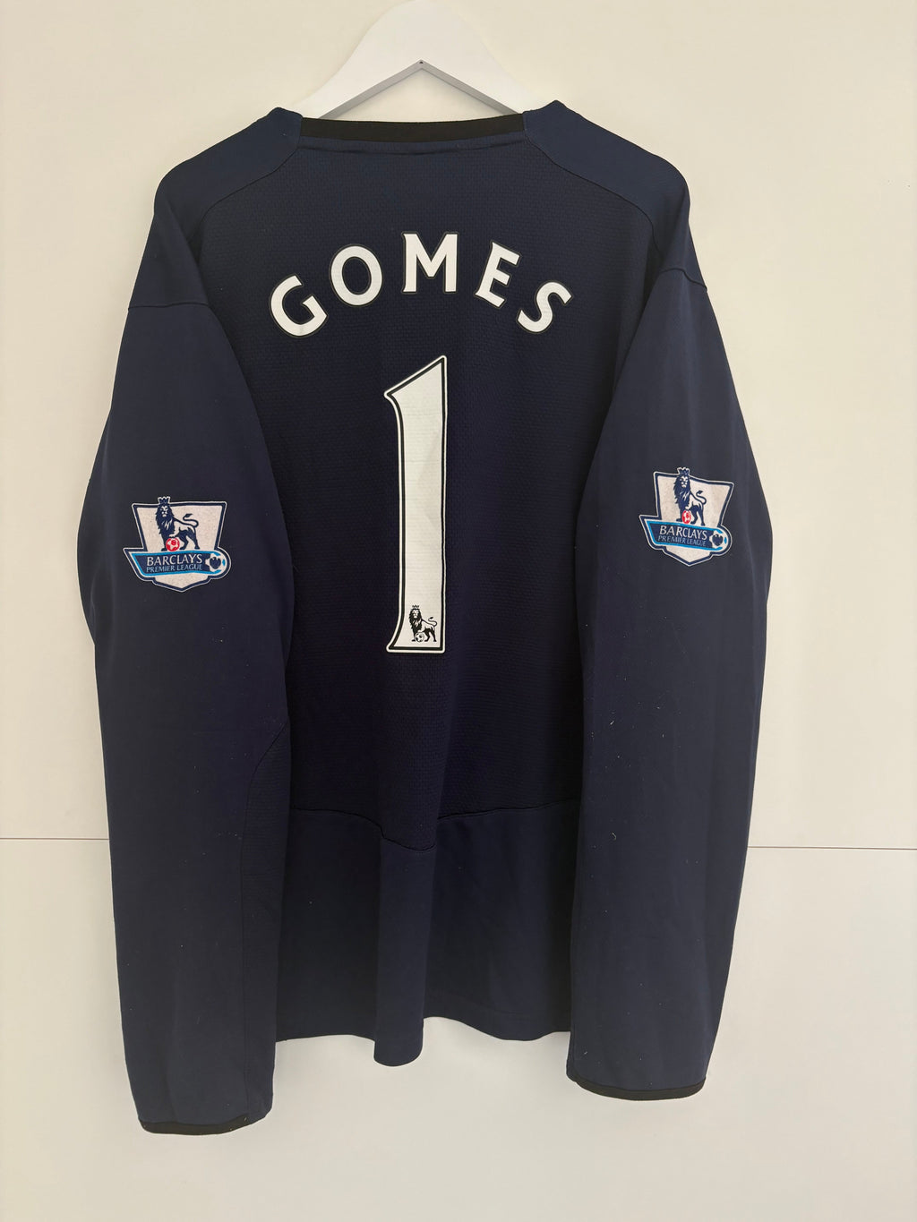 Tottenham 2007/08 Goalkeeper Shirt - Gomes 1 - XL