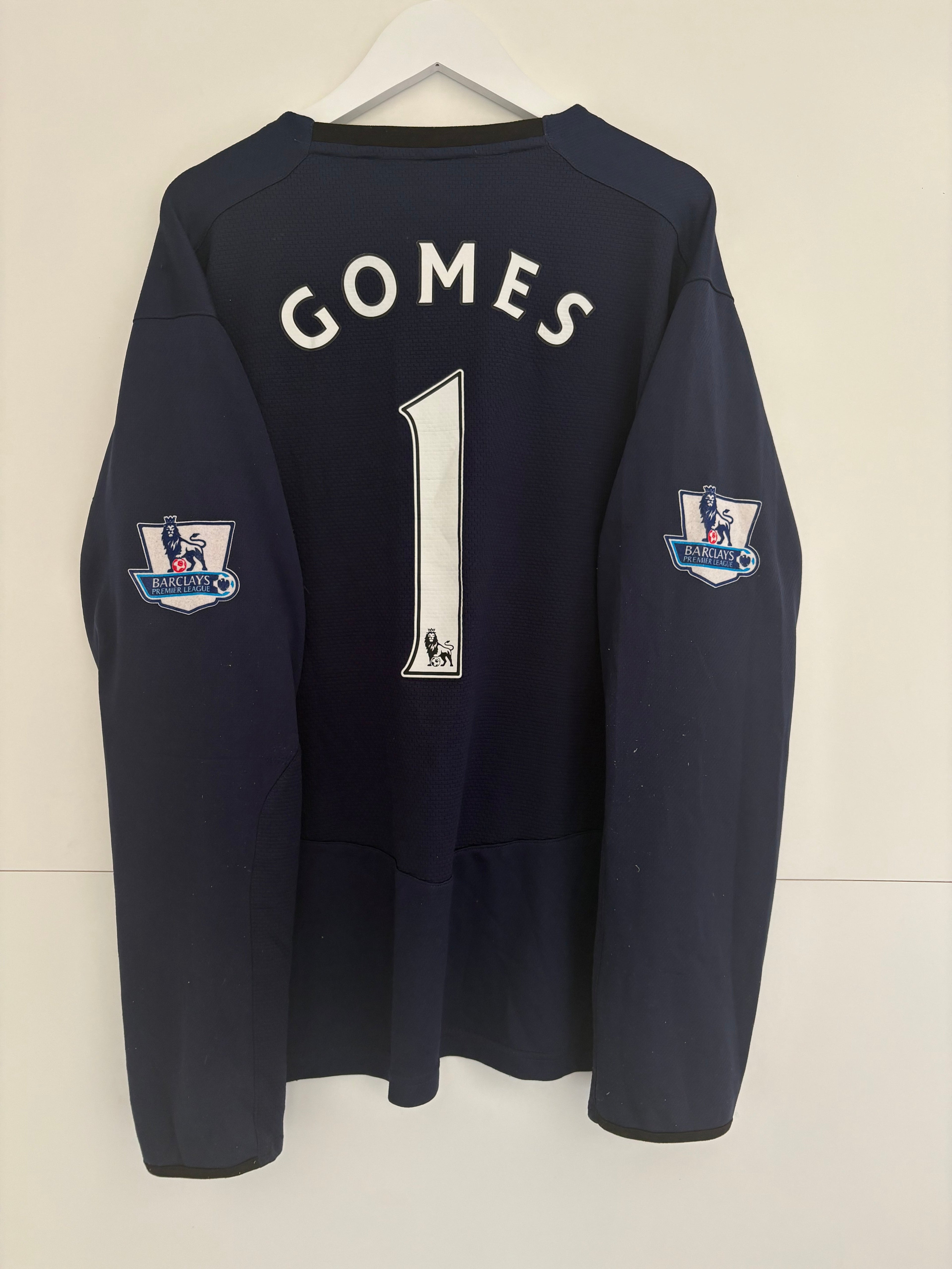Tottenham 2007/08 Goalkeeper Shirt - Gomes 1 - XL