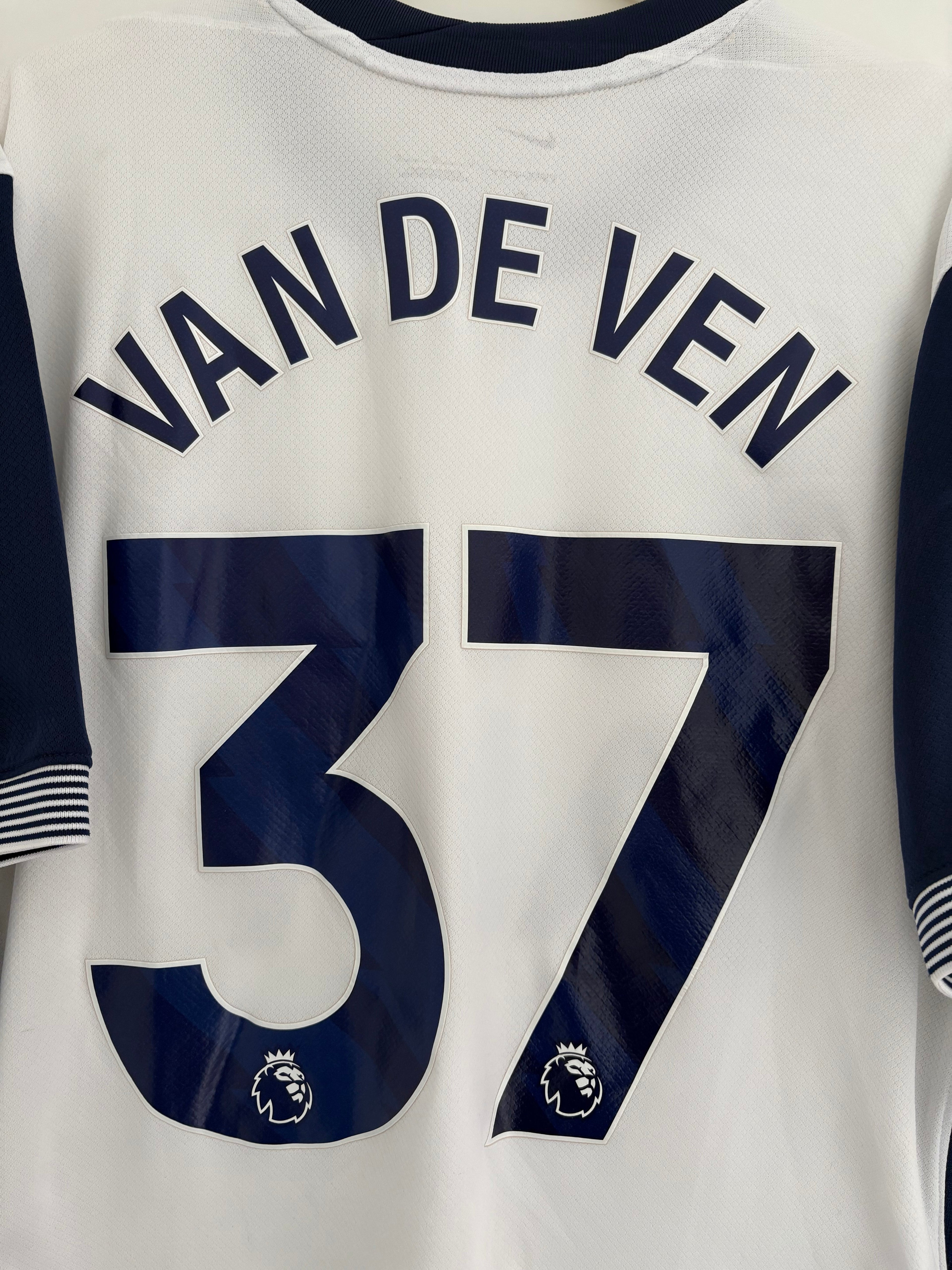 Tottenham 2024/25 Home Shirt - Van de Ven 37 - Large