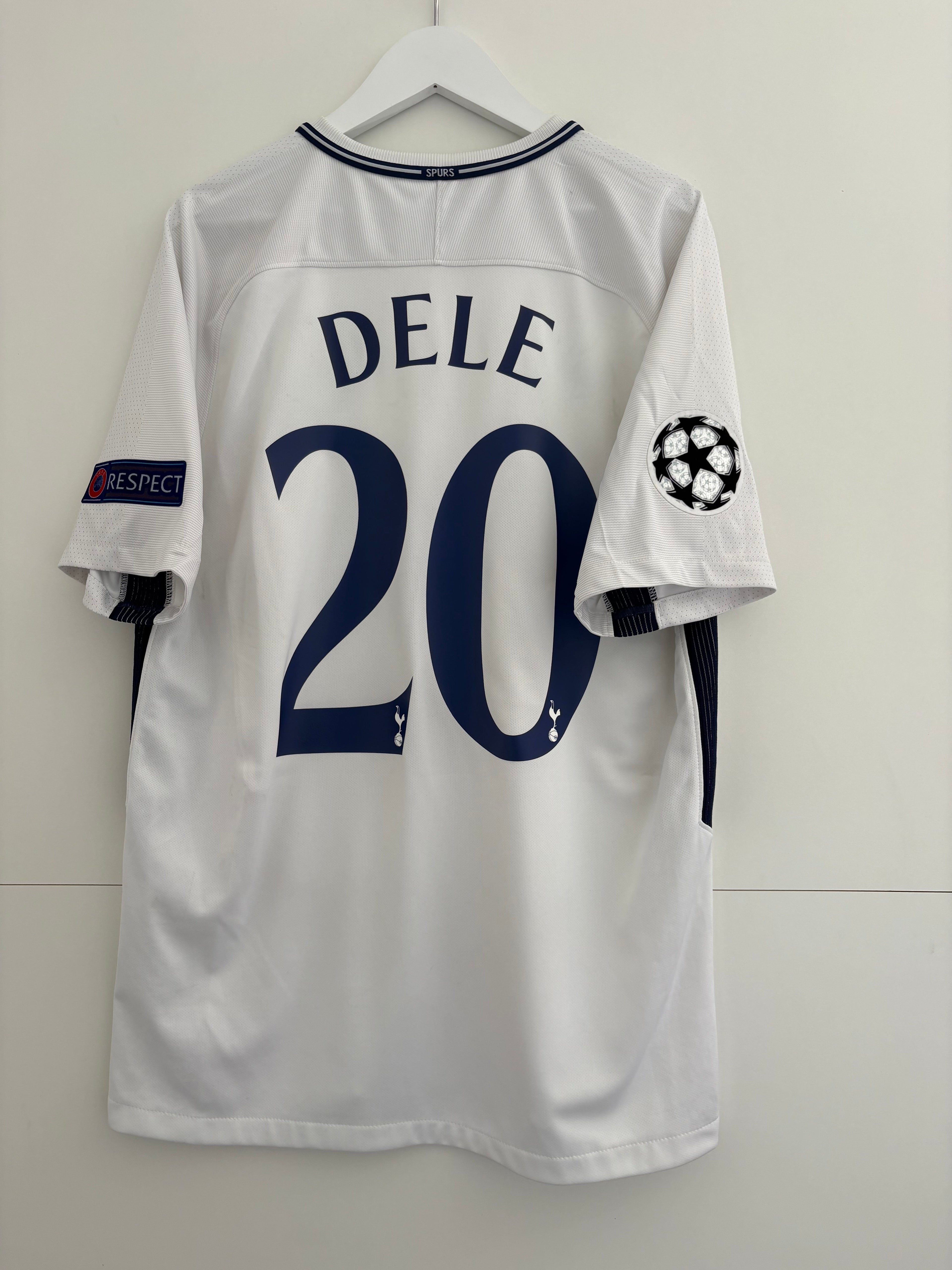 Tottenham 2017/18 Home Shirt - Dele 20 - Large